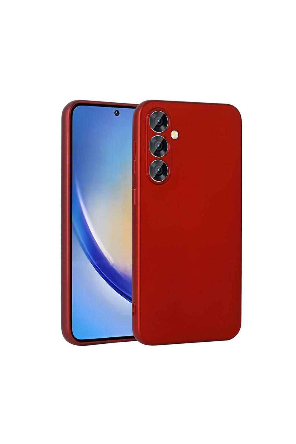 Galaxy A35 Kılıf Zore Premier Silikon Kapak - Rose Gold