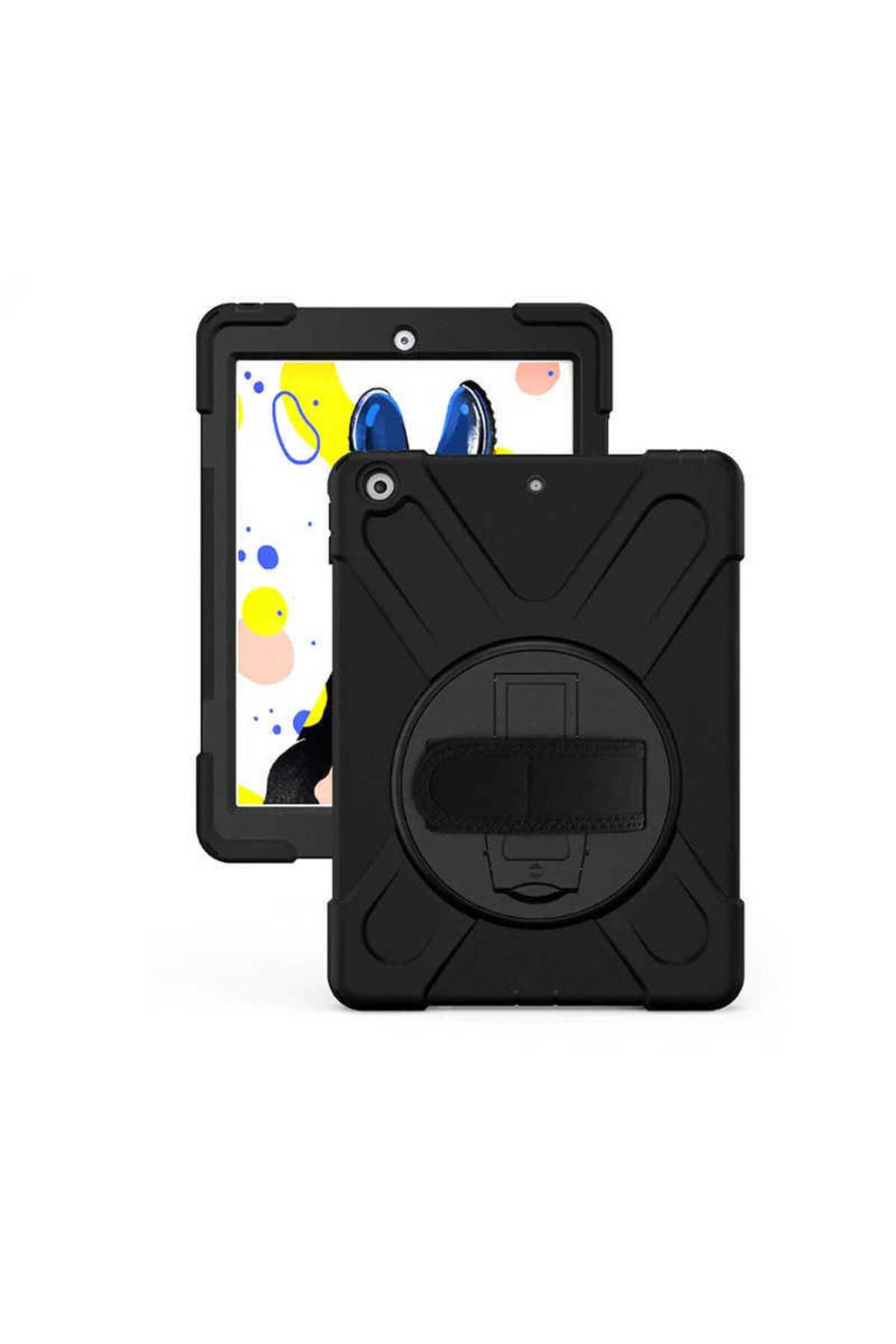 iPad 10.2 2021 (9.Nesil) Zore Defender Tablet Silikon - Siyah