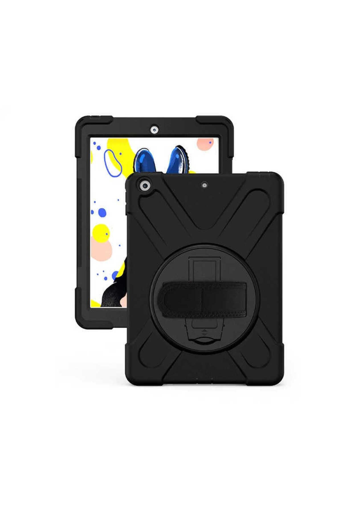 iPad 10.2 2021 (9.Nesil) Zore Defender Tablet Silikon - Siyah
