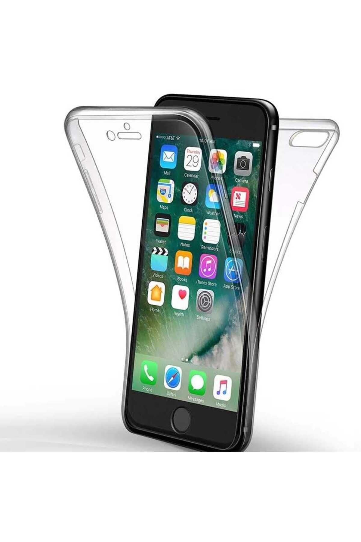 iPhone 8 Plus Kılıf Zore Enjoy Kapak - Renksiz