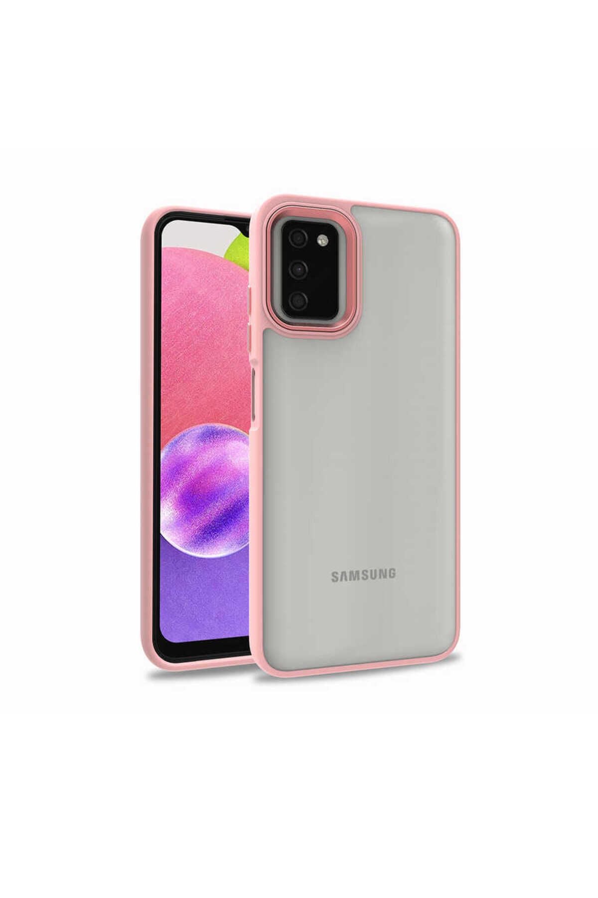 Galaxy A03S Kılıf Zore Flora Kapak - Siyah