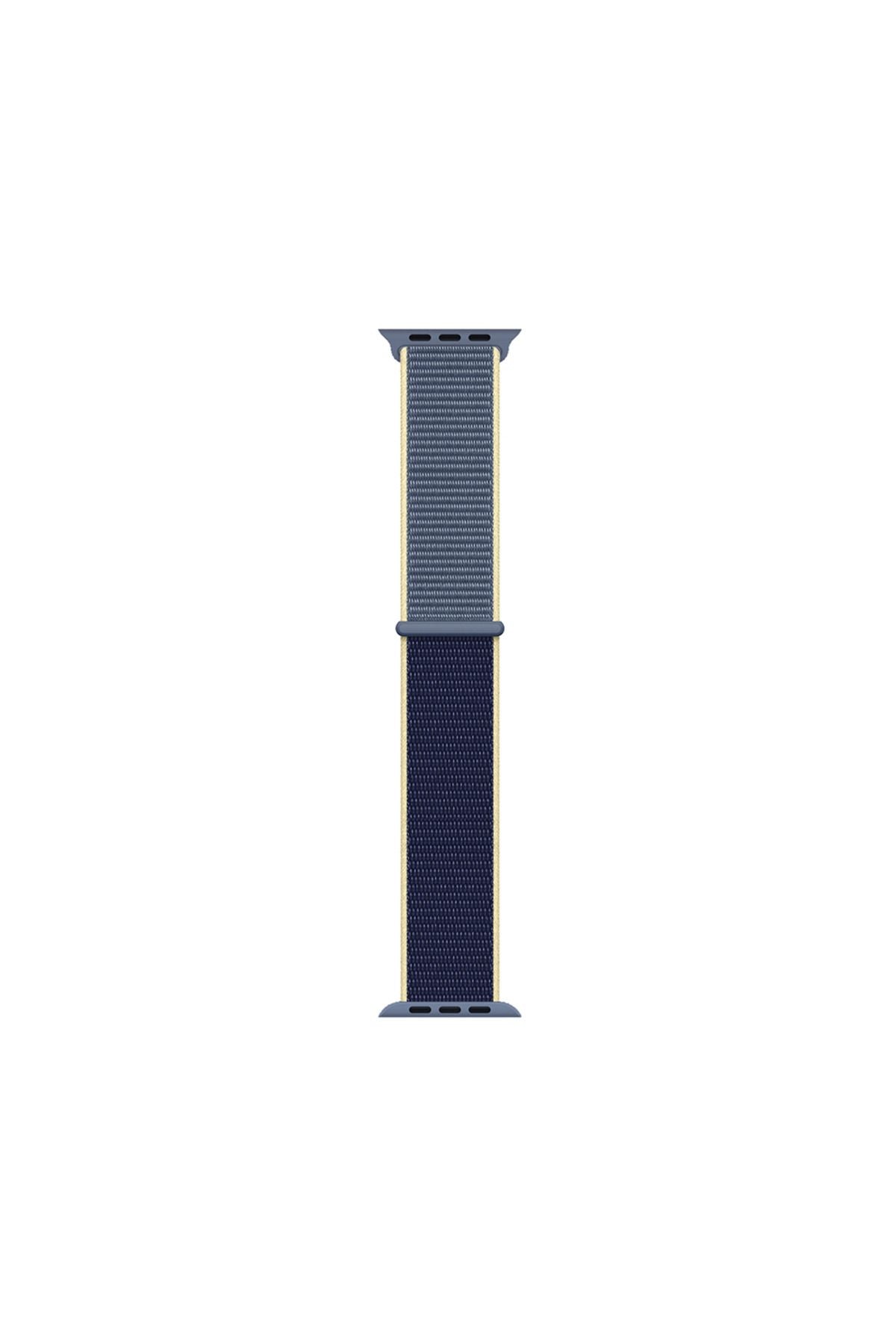 Watch uyumlu 40mm Kordon Band-03 Serisi Hasır Strap Kayış-Sea Salt