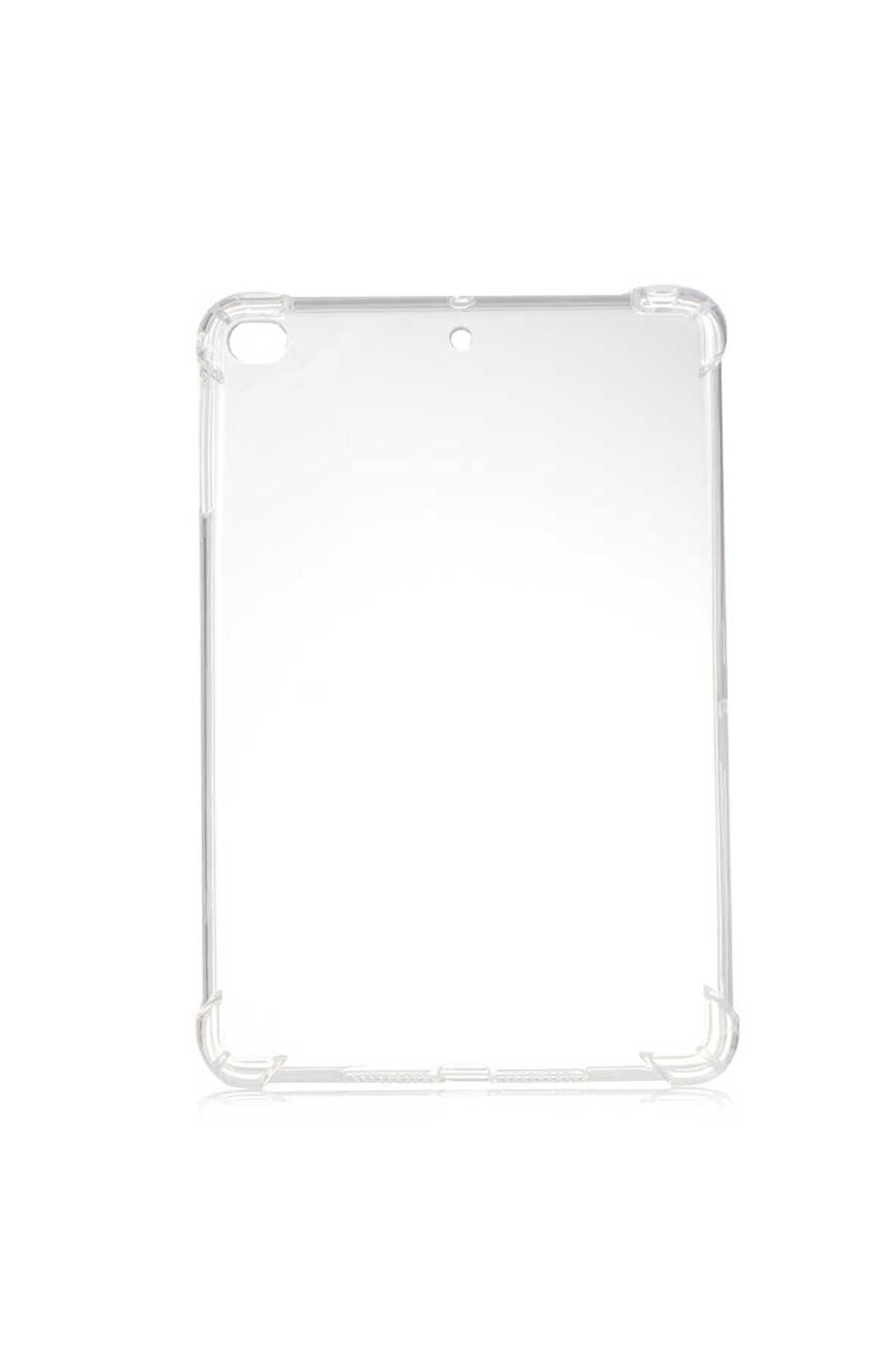 iPad Mini 5. Nesil - Uyumlu Uyumlu Zore Tablet Nitro Anti Shock Silikon Kapak-Renksiz