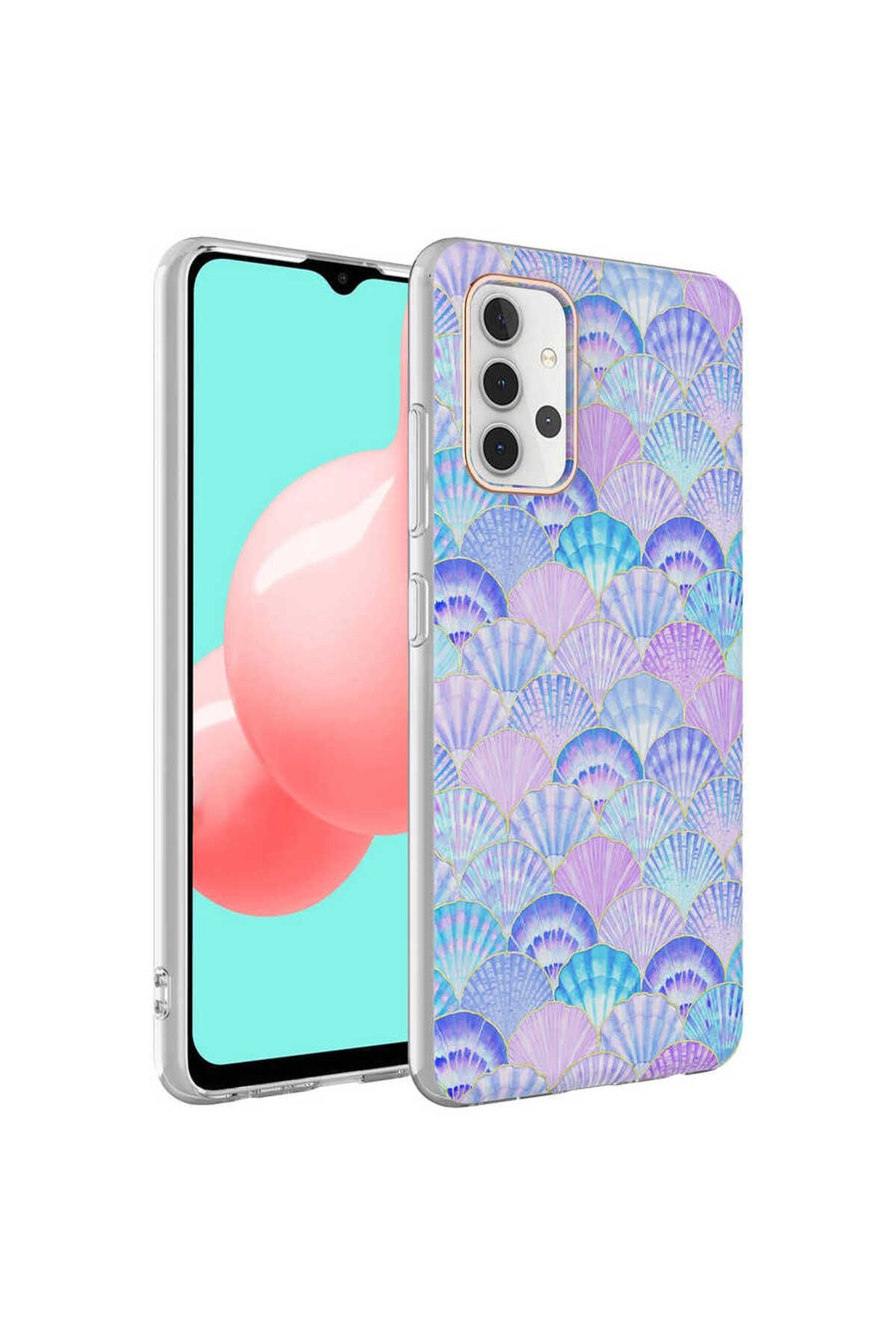 Galaxy A32 4G Kılıf TKNR Bella Kapak - Lila