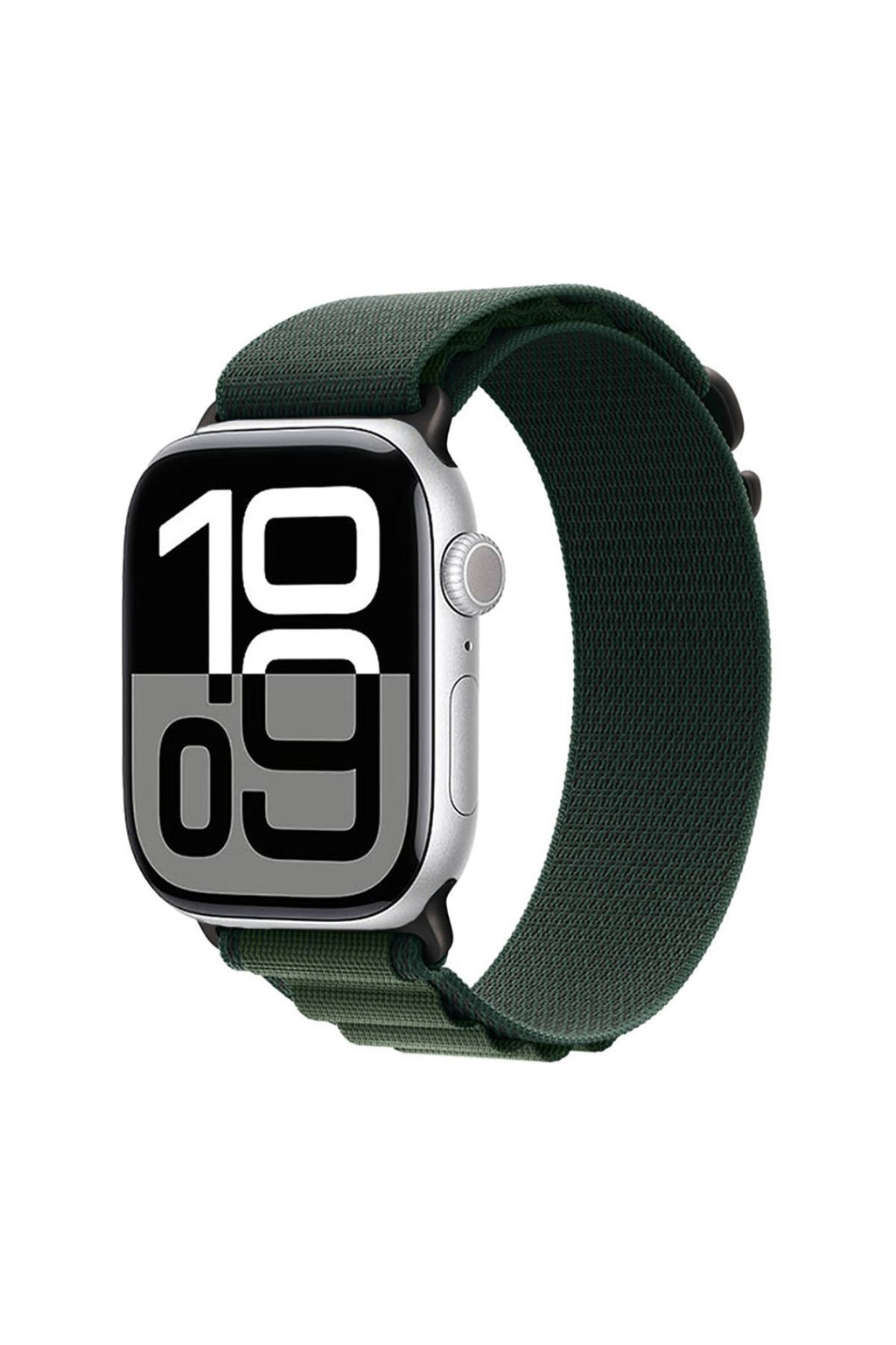 Watch 10 46mm Uyumlu Zore KRD-74 Hasır Kordon-Açık Yeşil