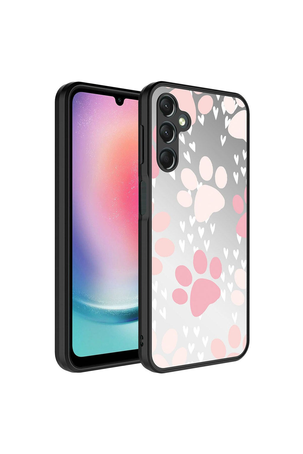 Galaxy A24 Kılıf Aynalı Desenli Kamera Korumalı Parlak Zore Mirror Kapak