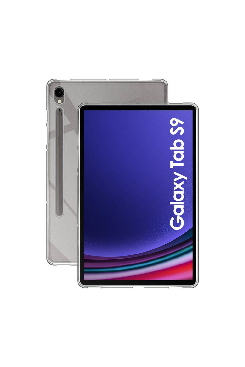 Galaxy Tab S9 Kılıf  Uyumlu Zore Tablet Süper Silikon Kapak-Renksiz