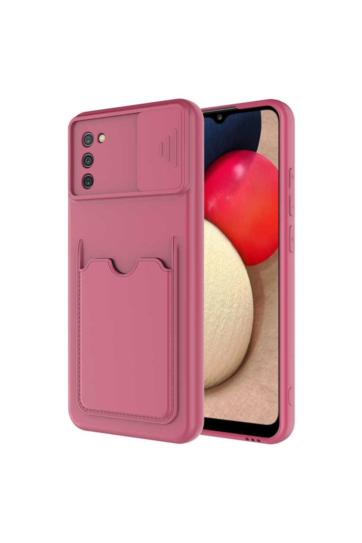 Galaxy A02S Kılıf TQR Kartix Kapak - Lacivert