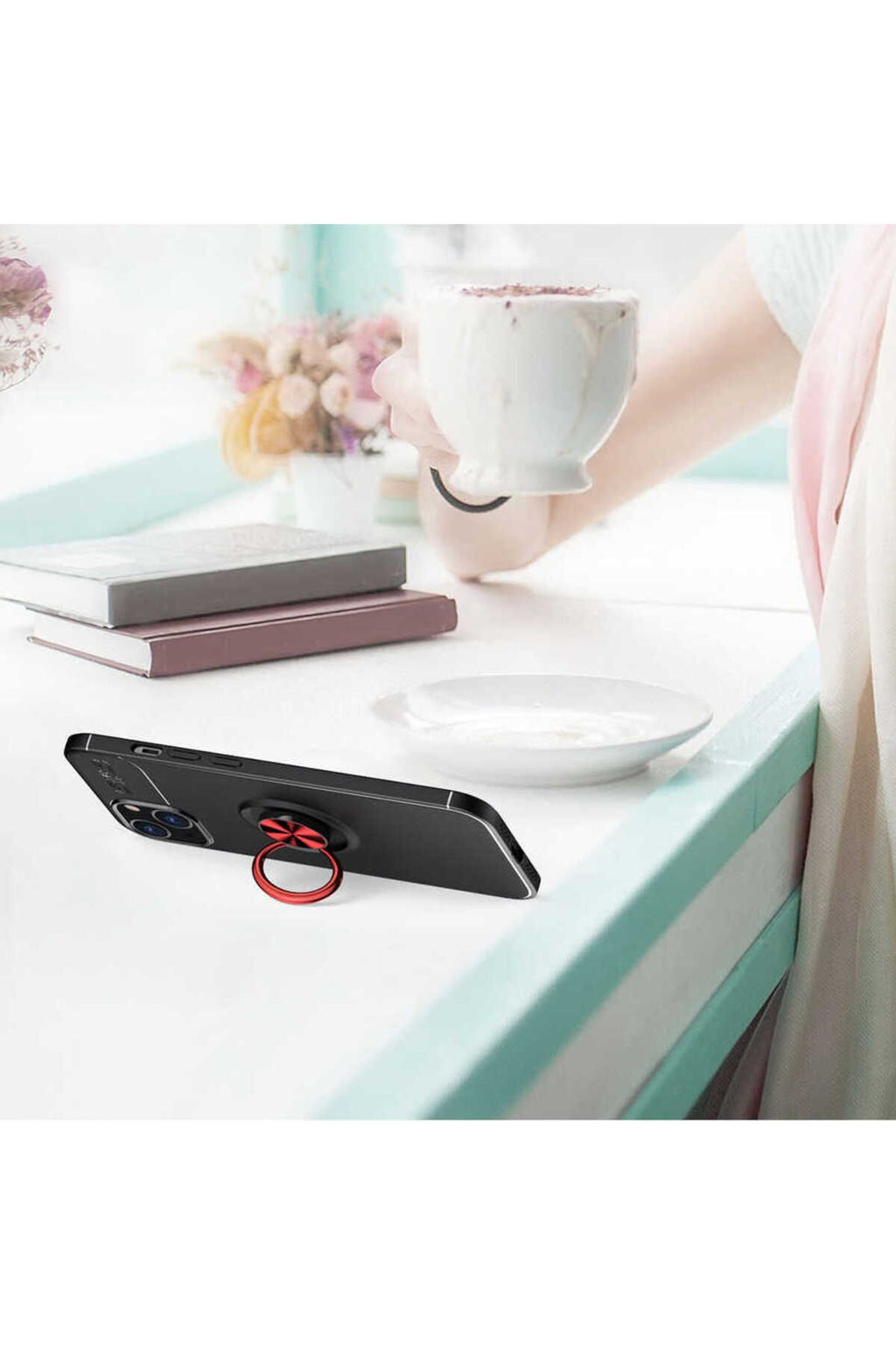 iPhone 14 Uyumlu Zore Ravel Silikon Kılıf-Mavi