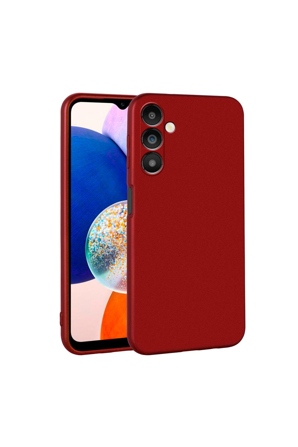 Galaxy A14 Kılıf Zore Premier Silikon Kapak - Kırmızı