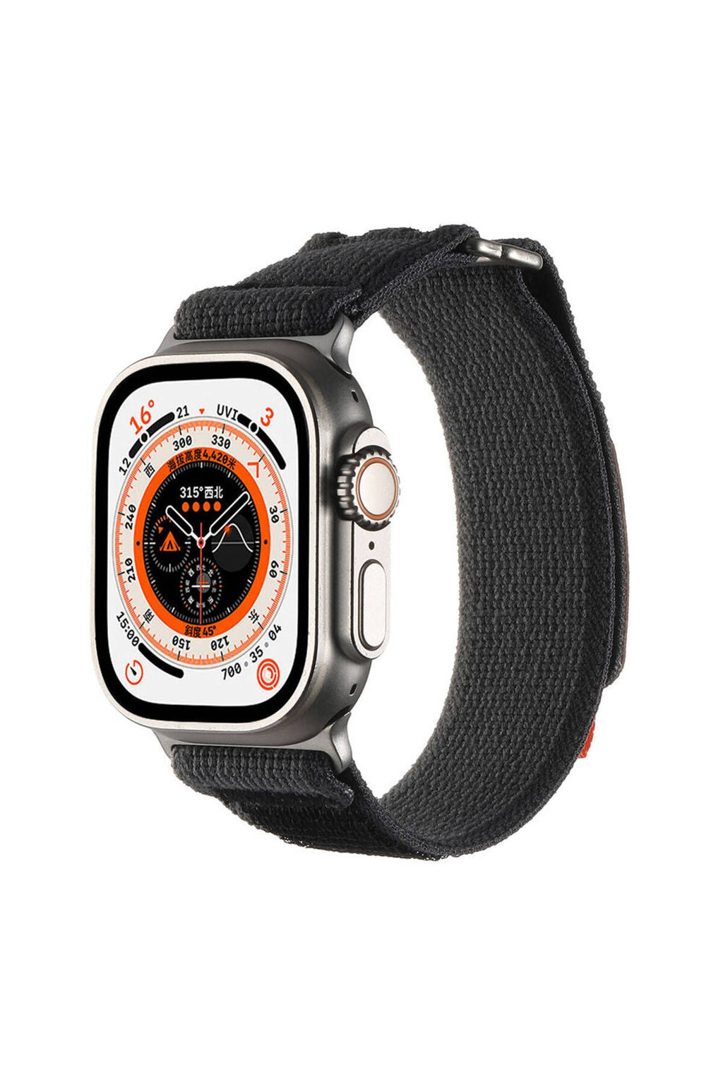 Apple Watch Ultra 49mm Hasır Kordon  KRD-106 Strap Kayış