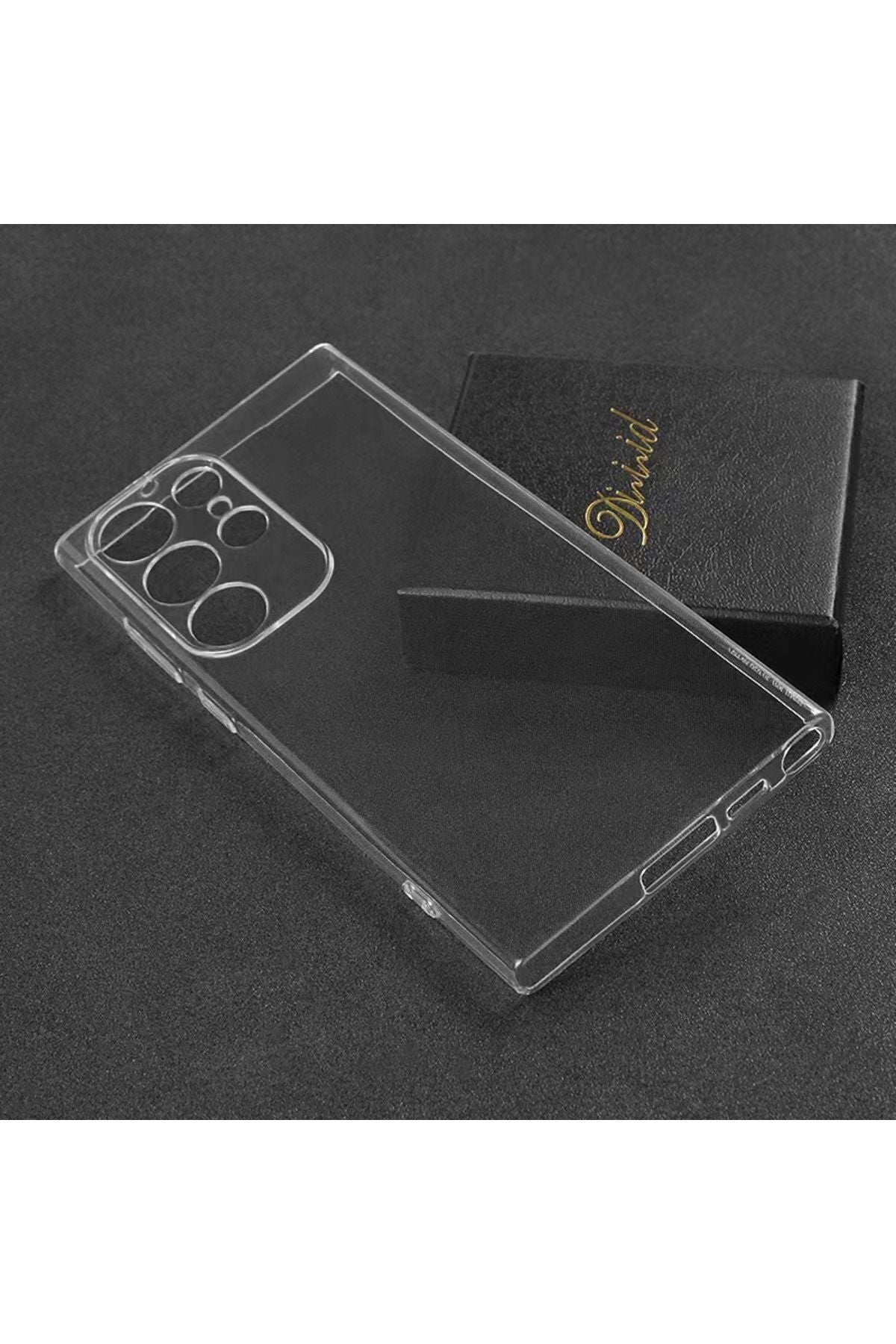 Galaxy S23 Ultra Uyumlu BTH Süper Silikon Kılıf-Renksiz