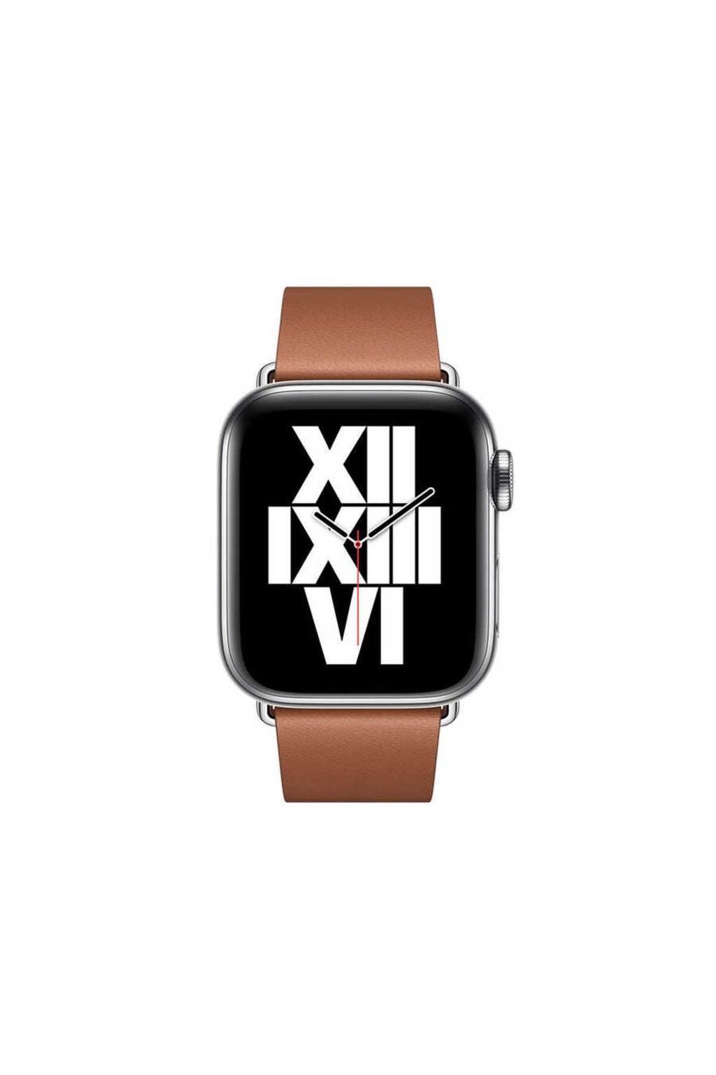Watch Ultra 49mm Kordon Uyumlu KRD-42 Deri Strap Kayış CLO- Kahverengi