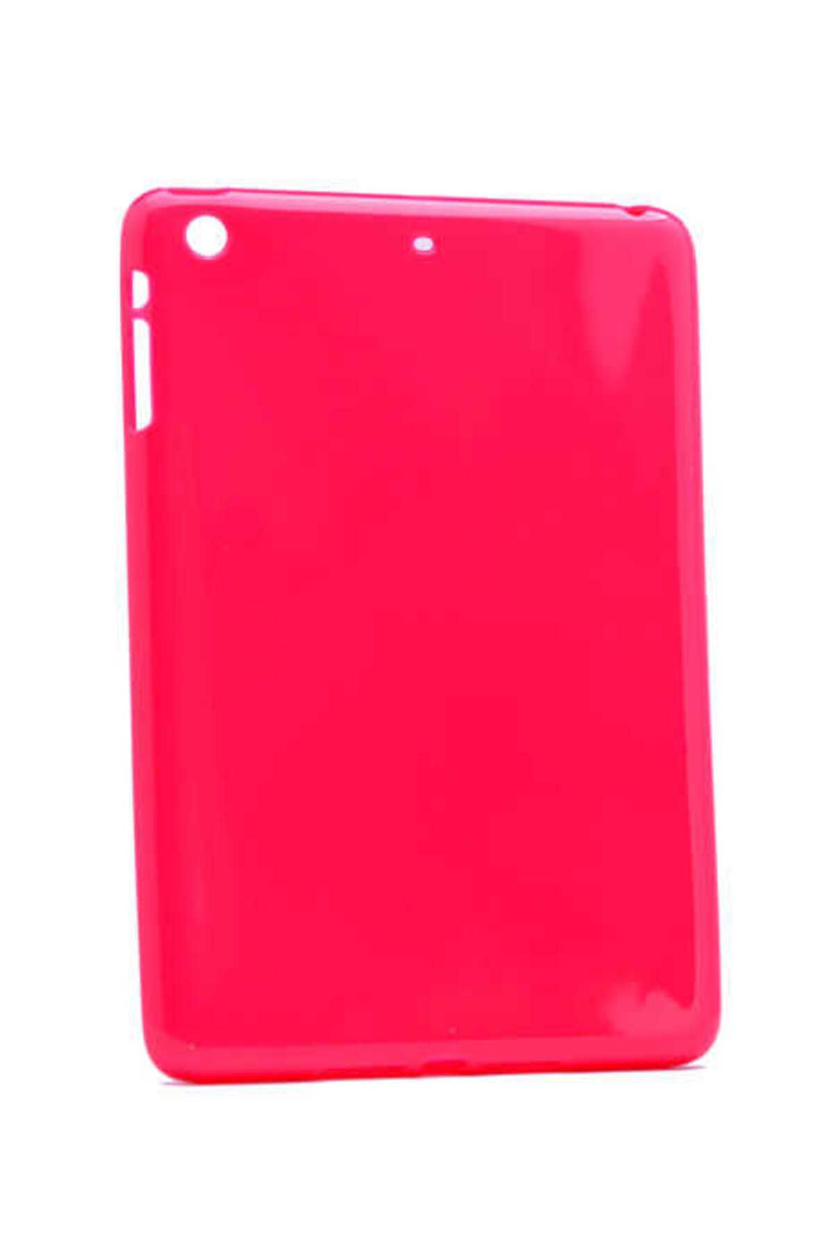 iPad Mini 2. Nesil Uyumlu Uyumlu Zore Tablet Süper Silikon Kapak-Pembe