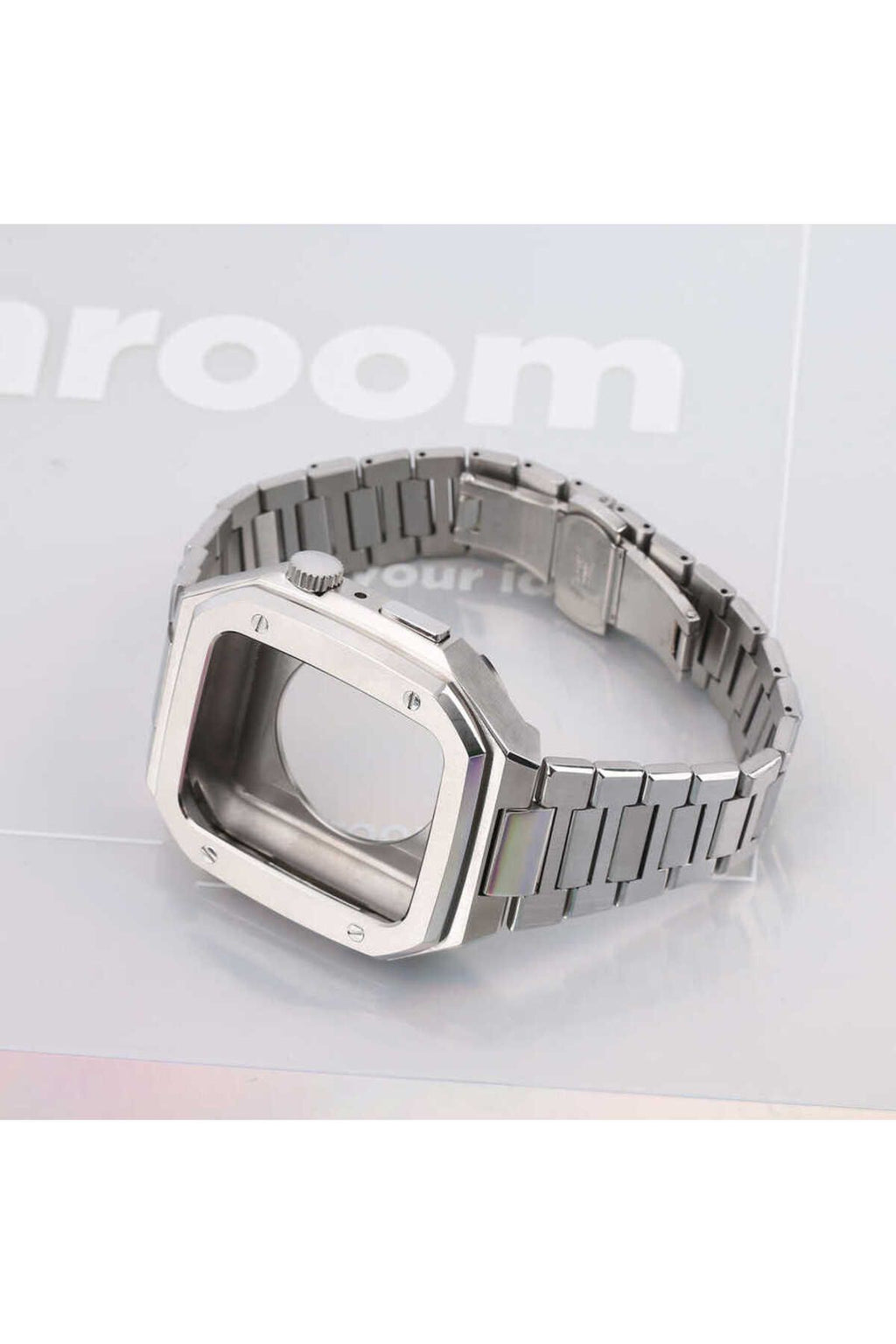 Watch 7 45mm Uyumlu KRD-64 Metal Zore Kordon-Siyah