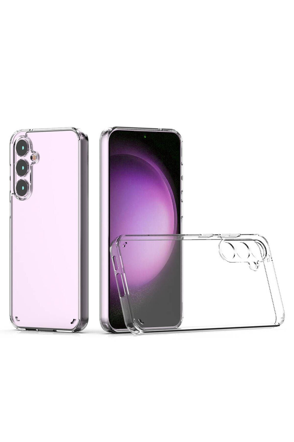 Galaxy S23 FE Uyumlu Zore Coss Kılıf-Renksiz