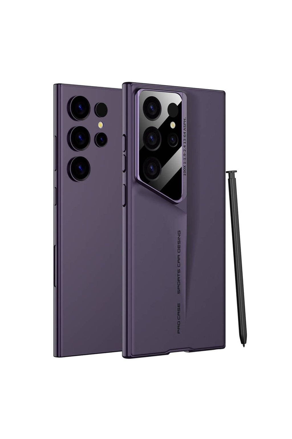 Galaxy S23 Ultra Kılıf Ultra İnce Kamera Korumalı Sert Rubber Zore Procase Kapak-Gri