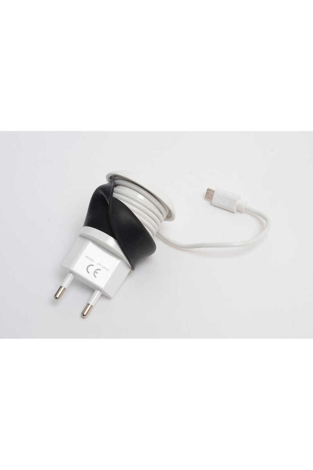 Beyaz Sarmal Micro Ev Şarj Seti-Zore