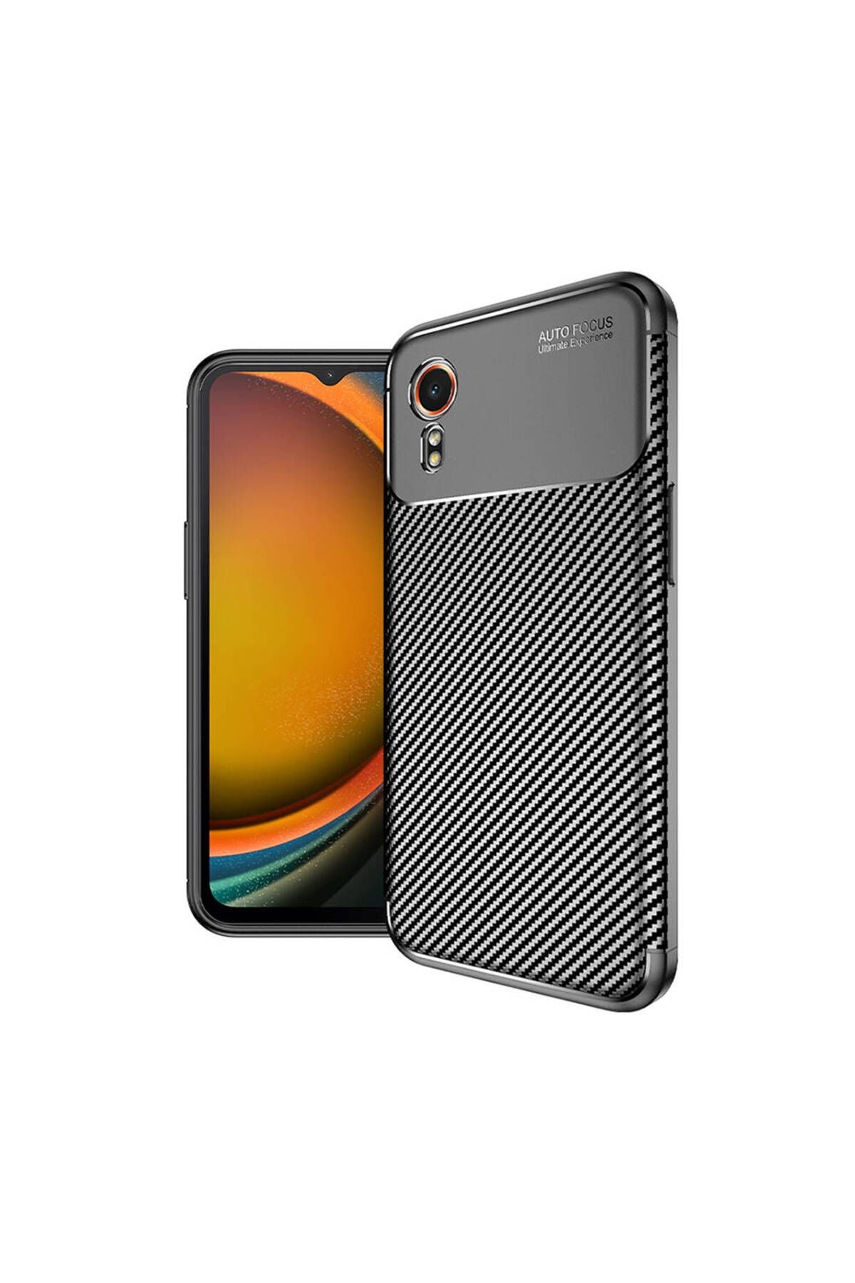 Galaxy Xcover7 Kılıf Zore Negro Silikon Kapak - Siyah