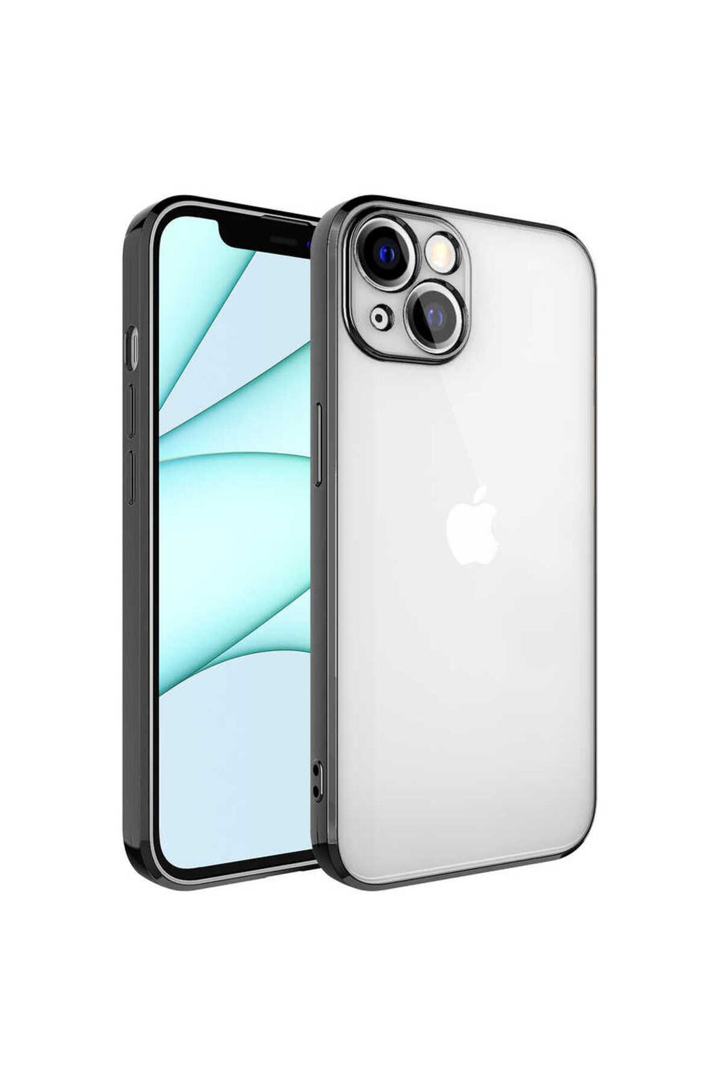 Apple iPhone 13 Kılıf Zore Glitter Full Renkli Silikon Kapak