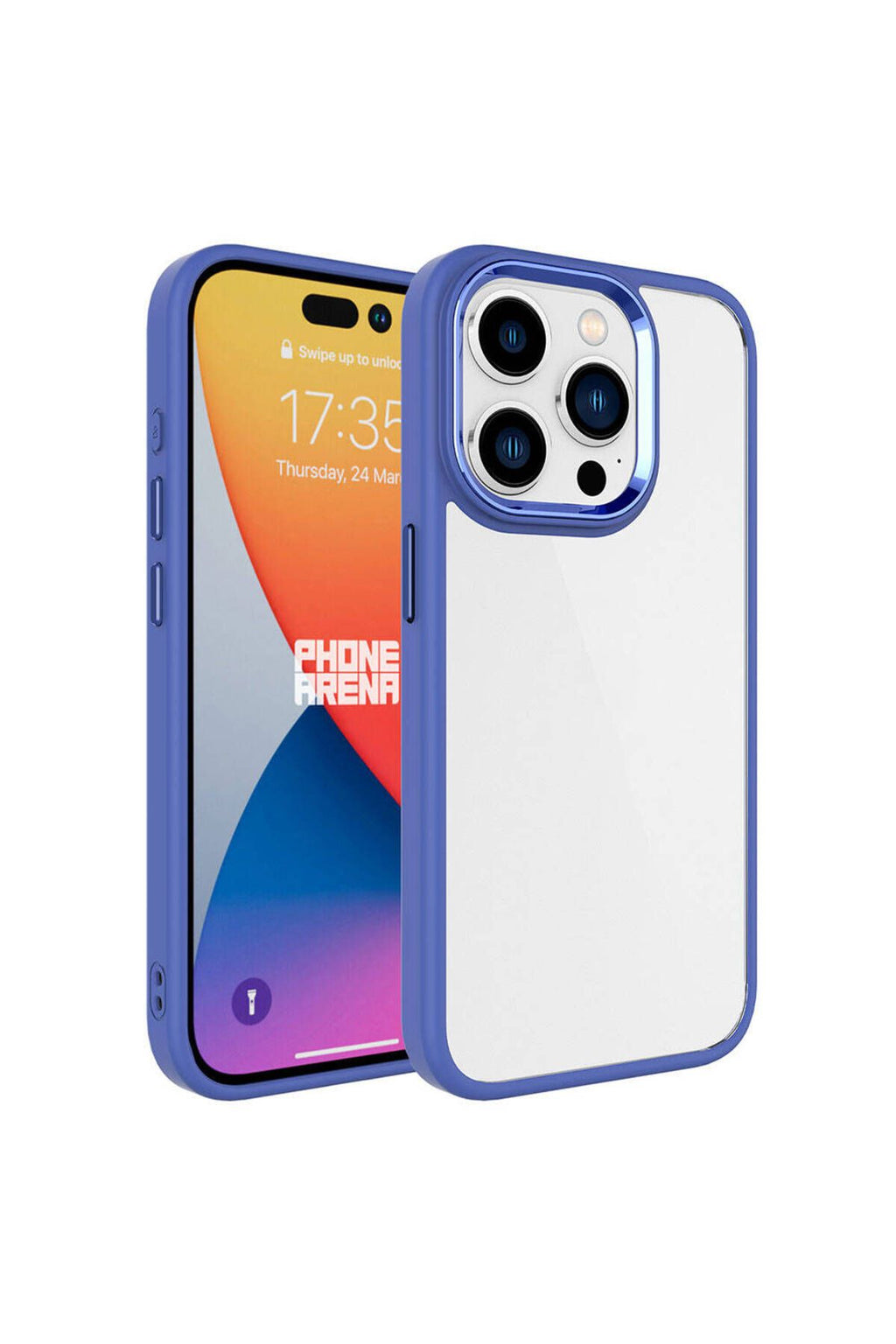 iPhone 15 Pro Max Uyumlu Zore Krom Kılıf-Lavendery Gray