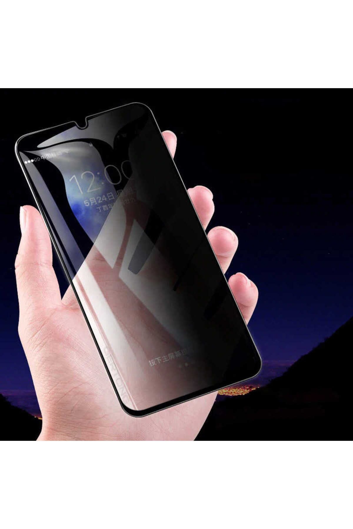 Galaxy A23 Uyumlu Zore New 5D Privacy Temperli Ekran Koruyucu