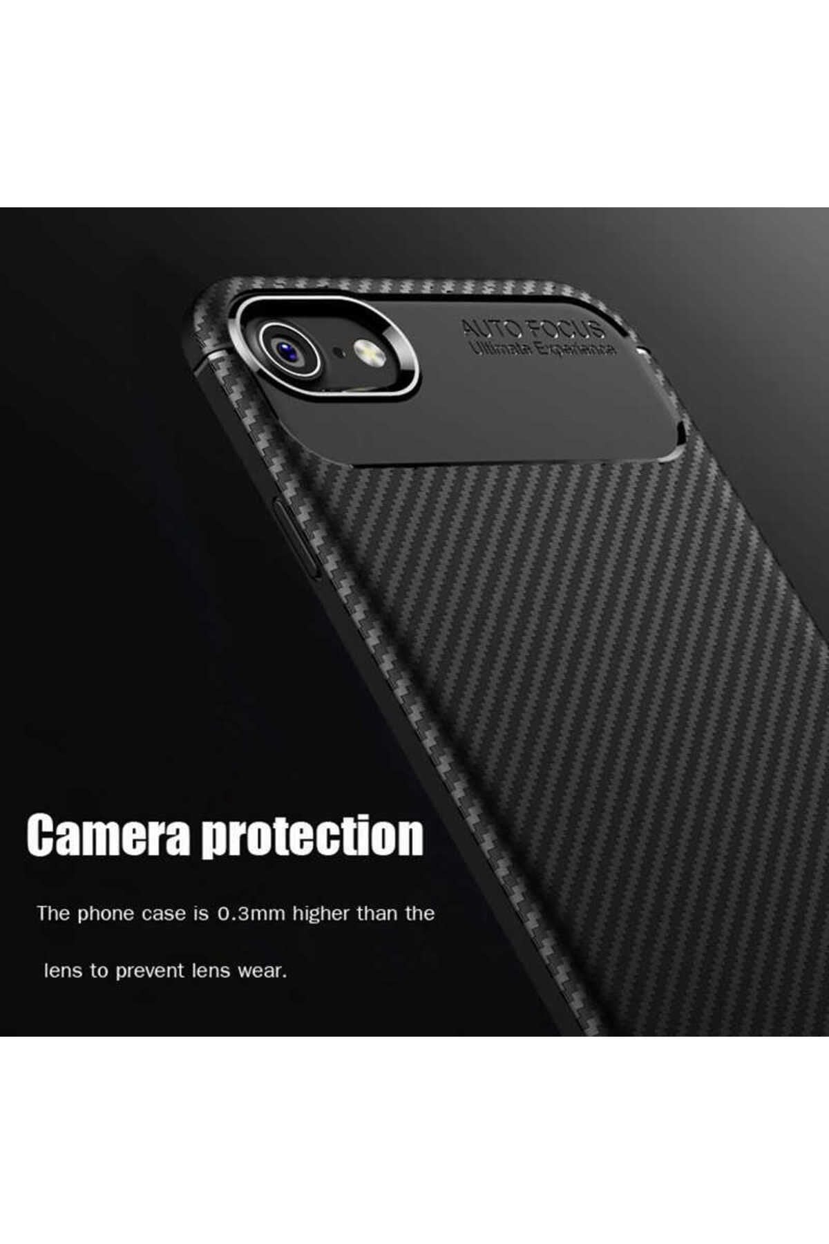 iPhone SE 2022 Uyumlu Zore Negro Silikon Kılıf-Lacivert