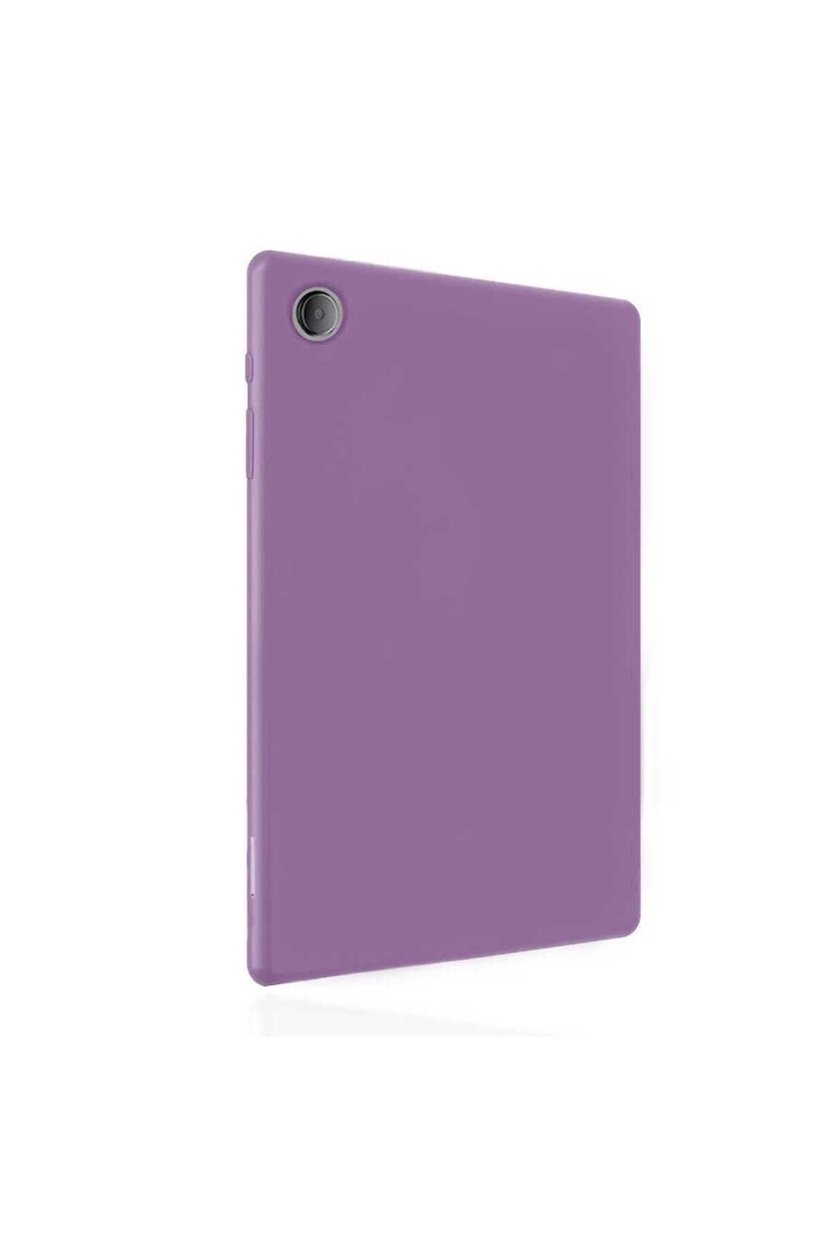 Galaxy Tab A8 10.5 SM-X200 (2021) Zore Beg Tablet Silikon - Lila