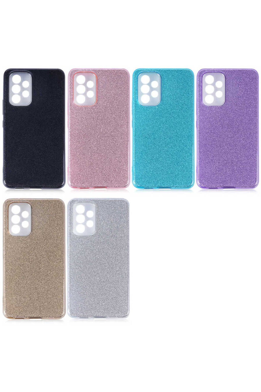 Galaxy A53 5G Kılıf Zore Shining Silikon - Siyah