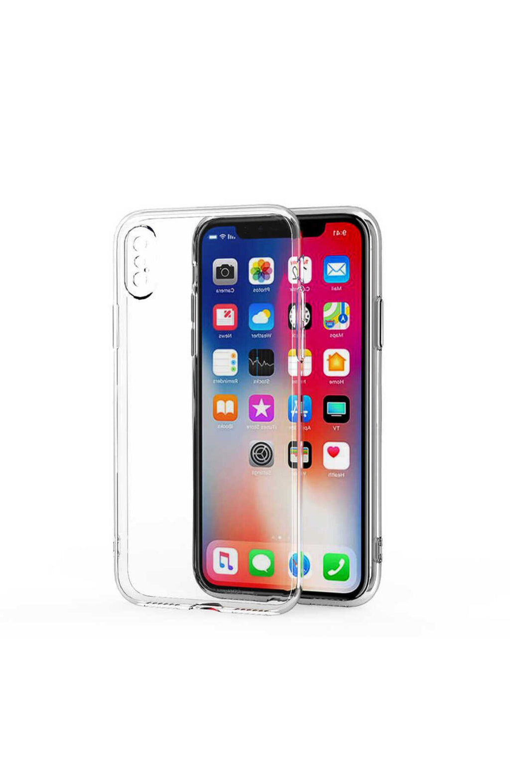 iPhone XS Max 6.5 Kılıf RNTC Kamera Korumalı Süper Silikon Kapak - Renksiz