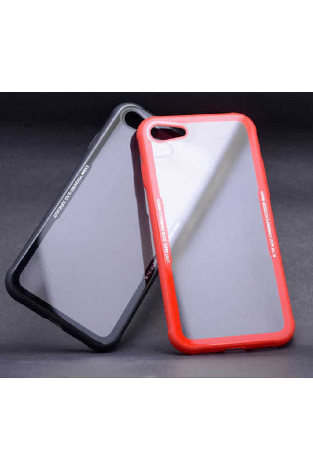 iPhone SE 2022 Uyumlu Zore Craft Arka Kılıf-Kırmızı