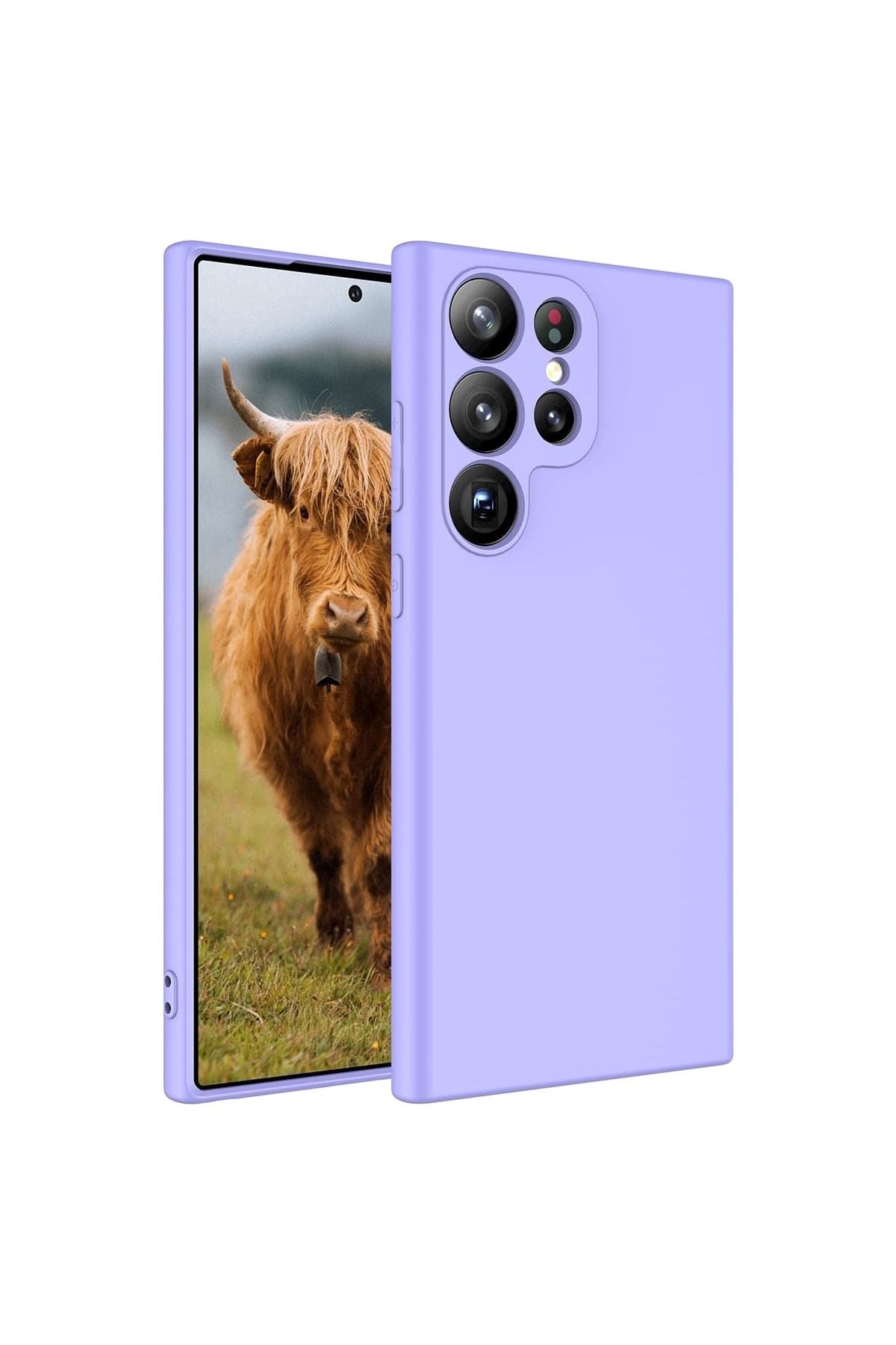 Galaxy S23 Ultra Uyumlu Zore Mara Lansman Kılıf-Lila