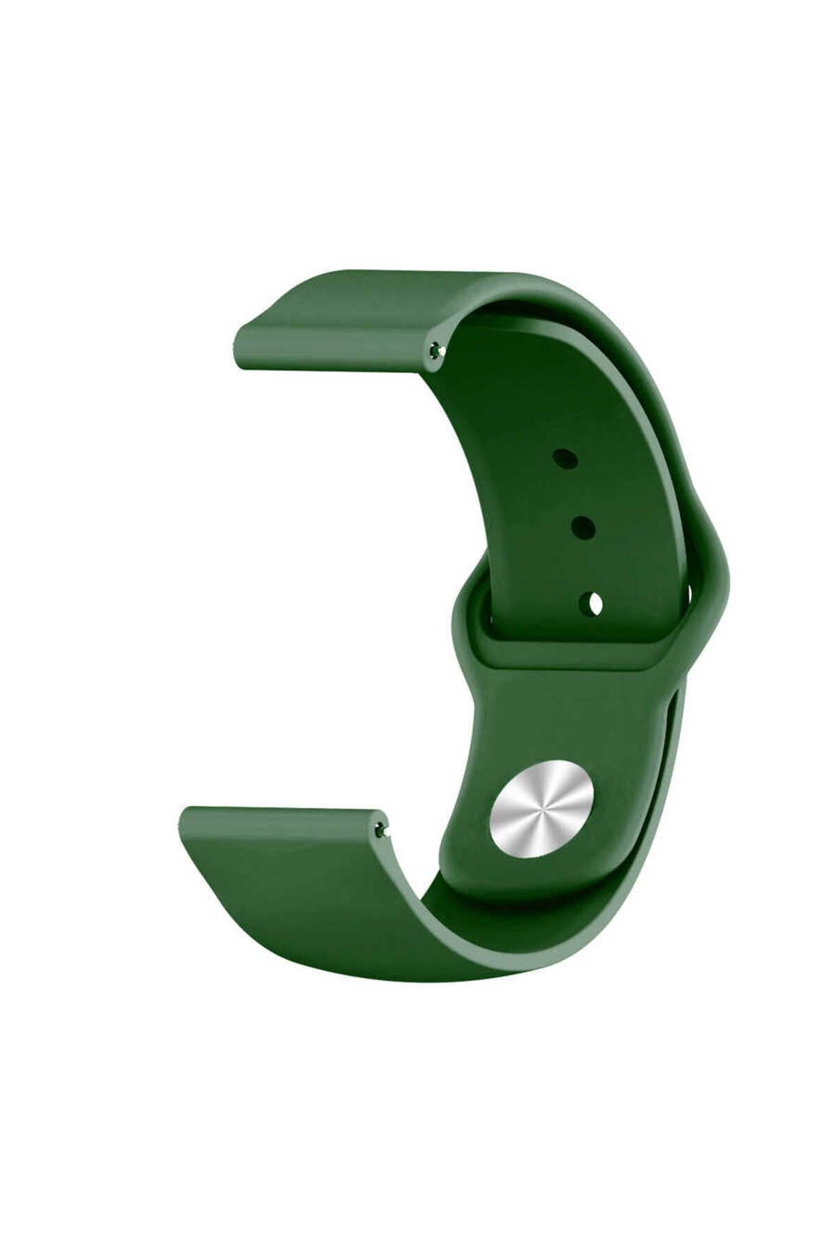 Galaxy Watch Active 2 44mm KRD-11 20mm Uyumlu Zore Kordon-Haki
