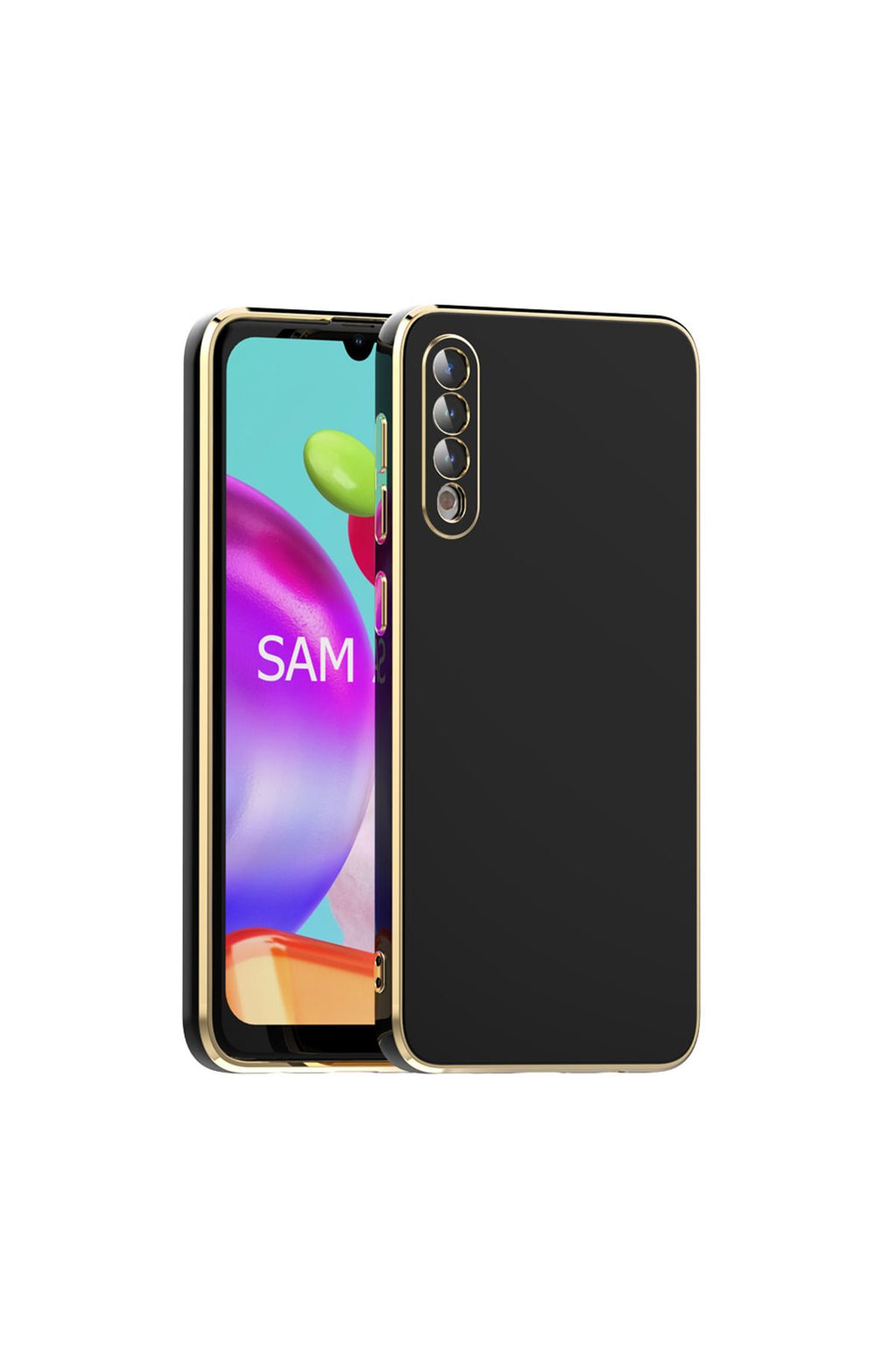 Galaxy A50 Kılıf Zore Bark Kapak - Siyah