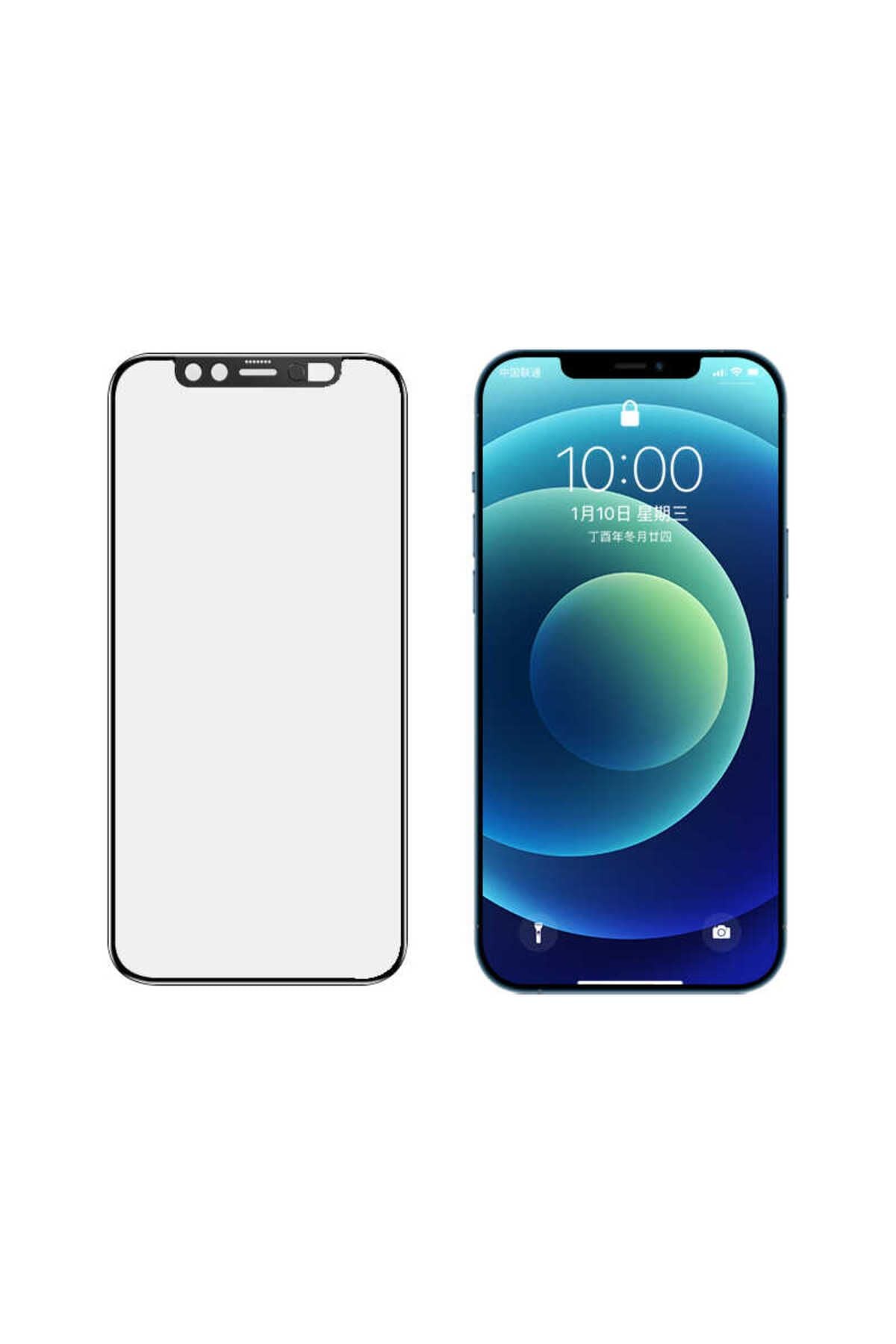 iPhone 12 Uyumlu Zore Secret Temperli Cam Ekran Koruyucu