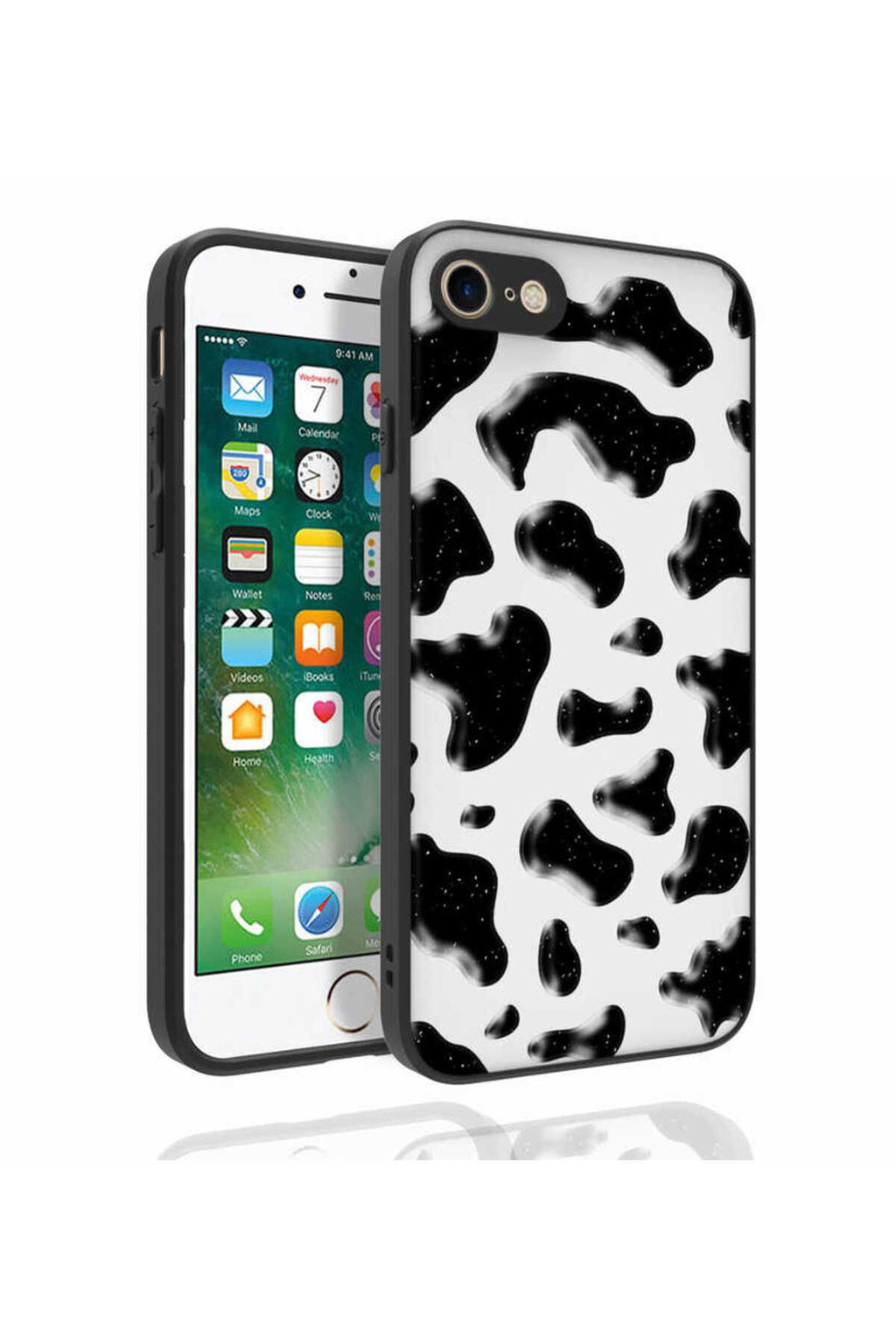 iPhone 8 Kılıf Desenli Kamera Korumalı Parlak Zore Nora Kapak - NO5