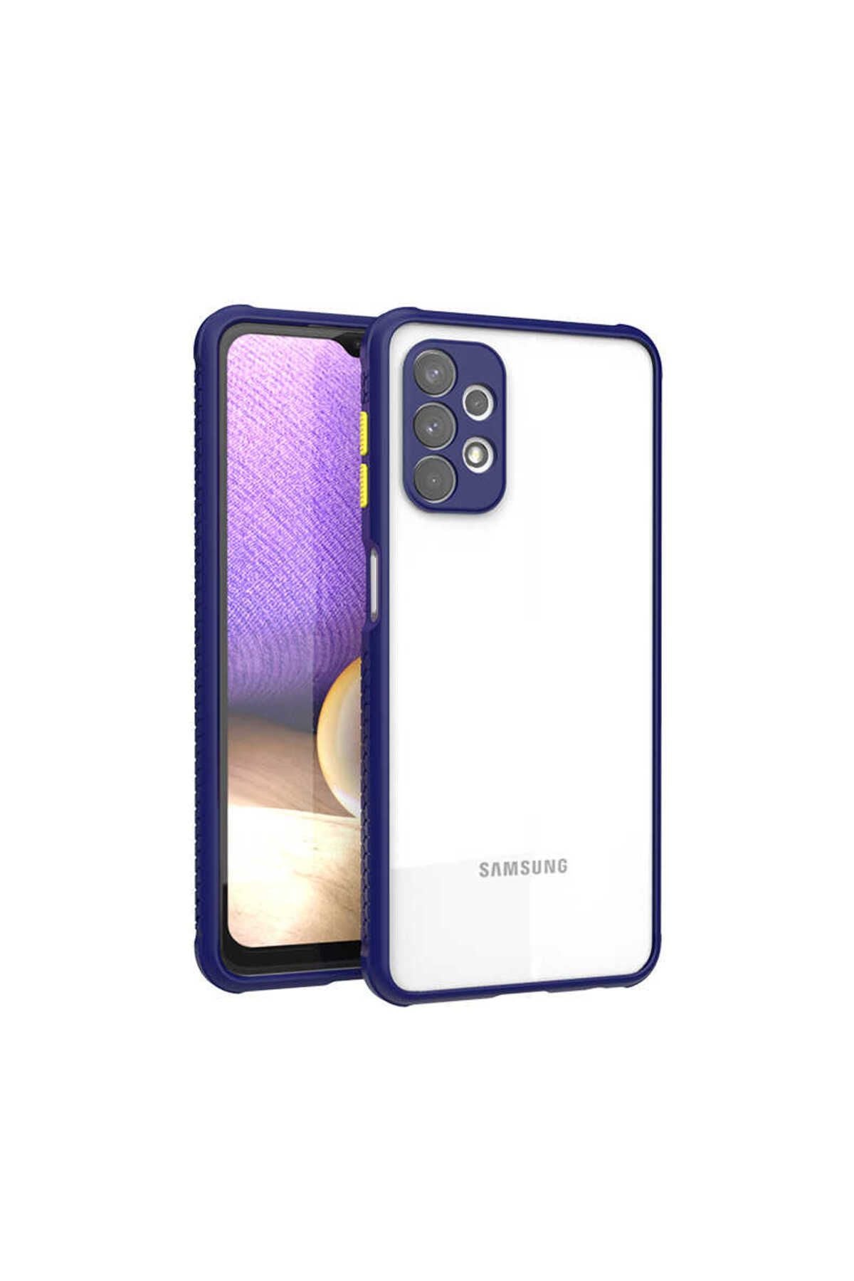 Galaxy A32 4G Kılıf Zore Kaff Kapak - Lacivert