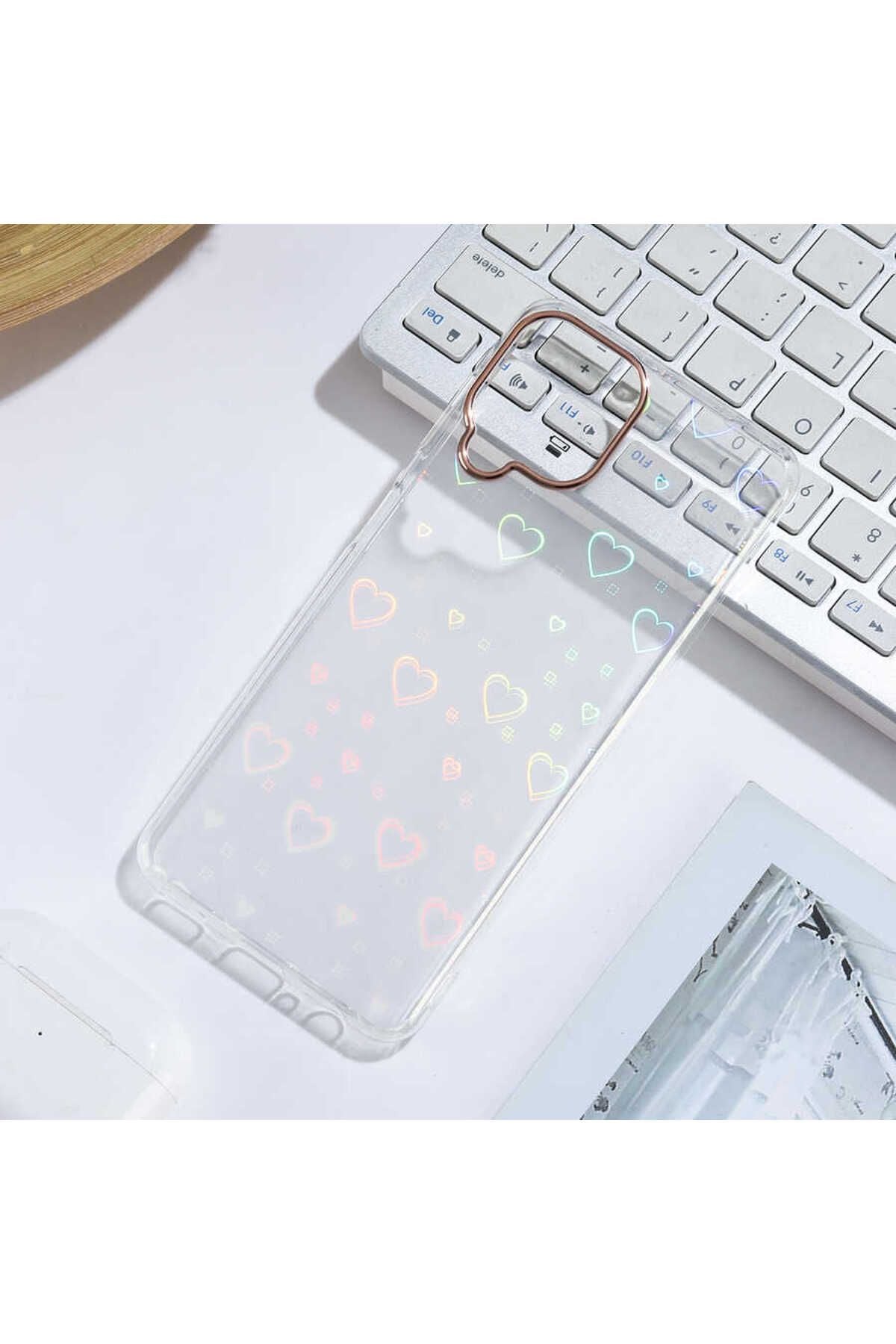 Galaxy A22 uyumlu 4G Kılıf  Sidney Desenli Sert Kapak - Butterfly No2