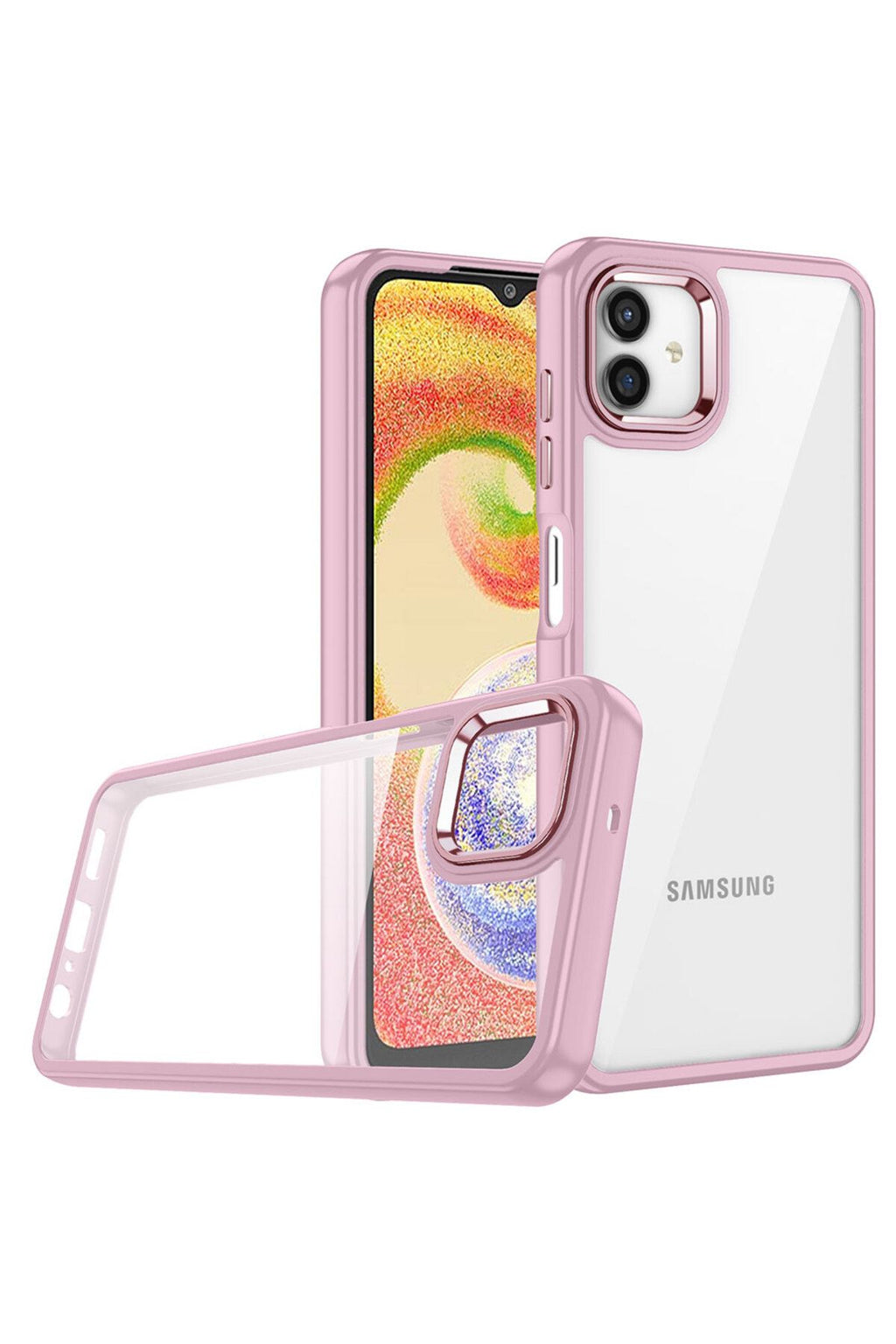 Galaxy A04 Kılıf Zore Flora Kapak - Siyah