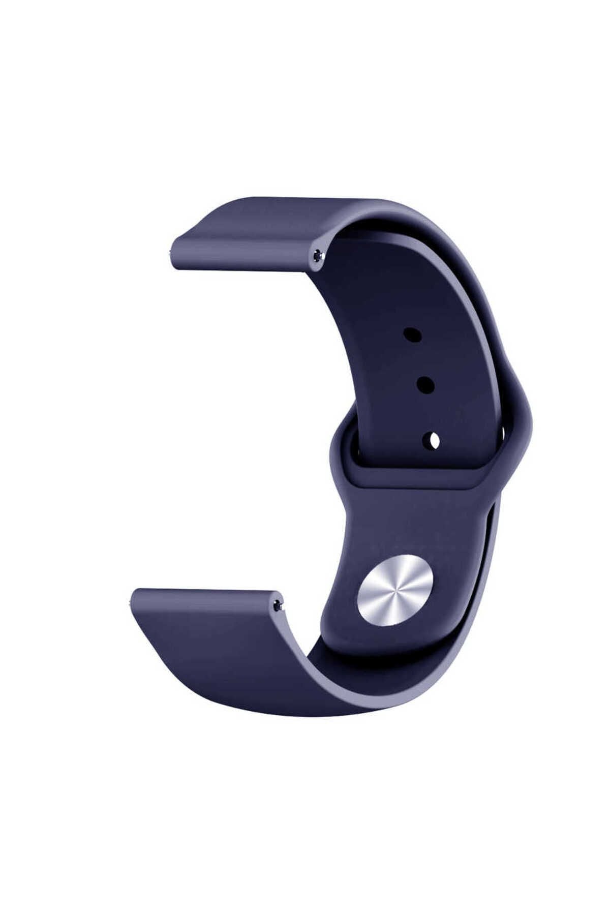 Galaxy Watch Active 2 44mm KRD-11 20mm Uyumlu Zore Kordon-Lacivert