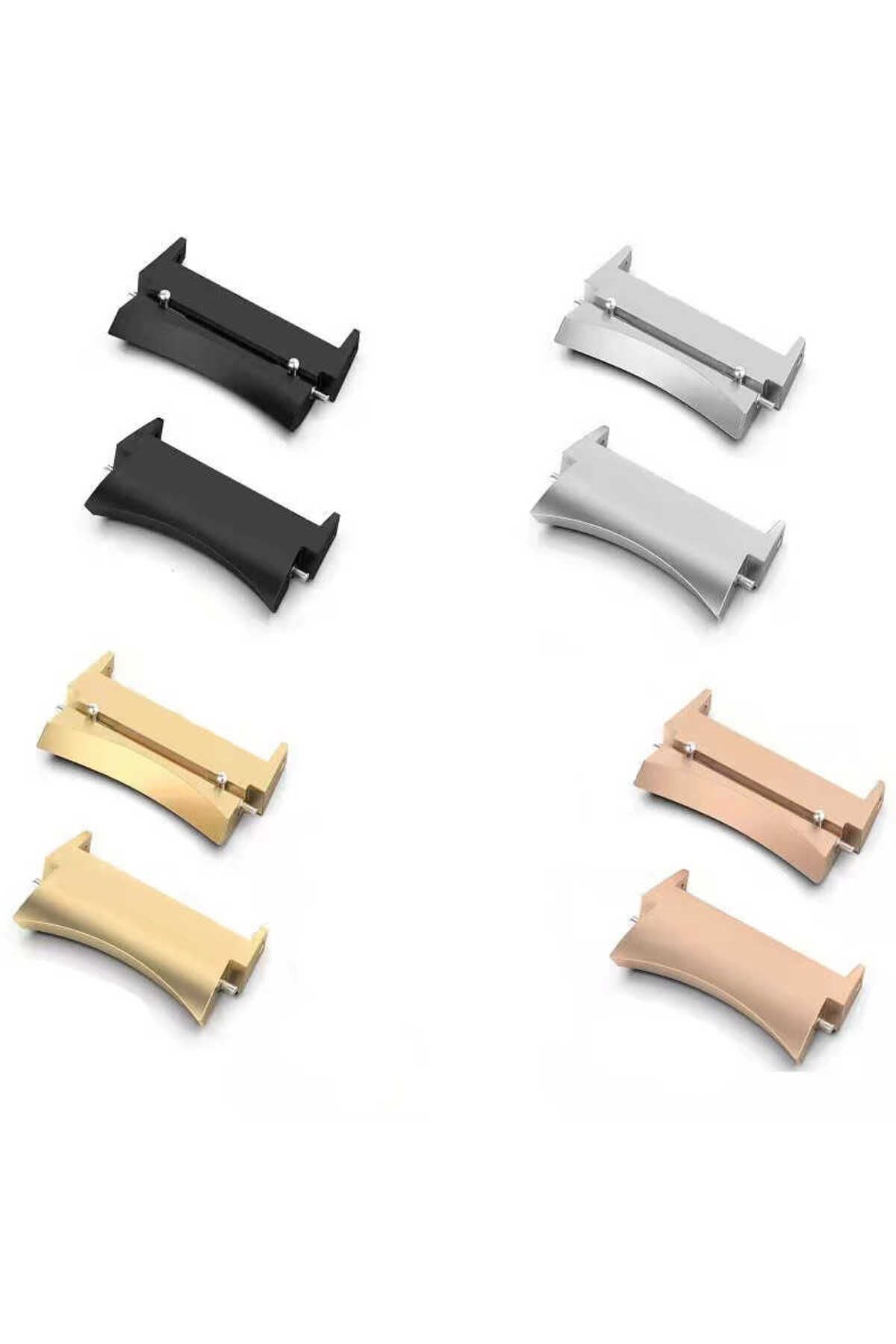 Galaxy Watch 4 44mm 20mm Metal Kordon Dönüştürücü CLO- Siyah