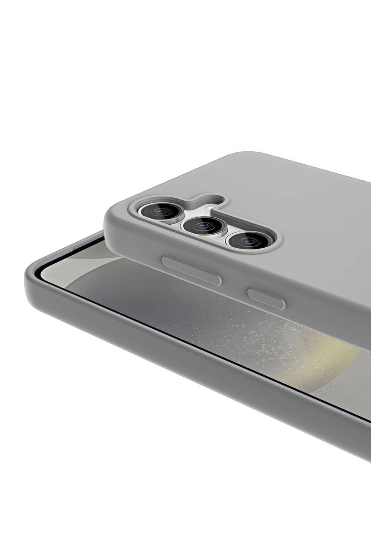 Galaxy S24 Plus Kılıf Magsafe Şarj Özellikli Sıvı Teknolojili Silinebilir Sert Zore Kivi Kapak-Laciv