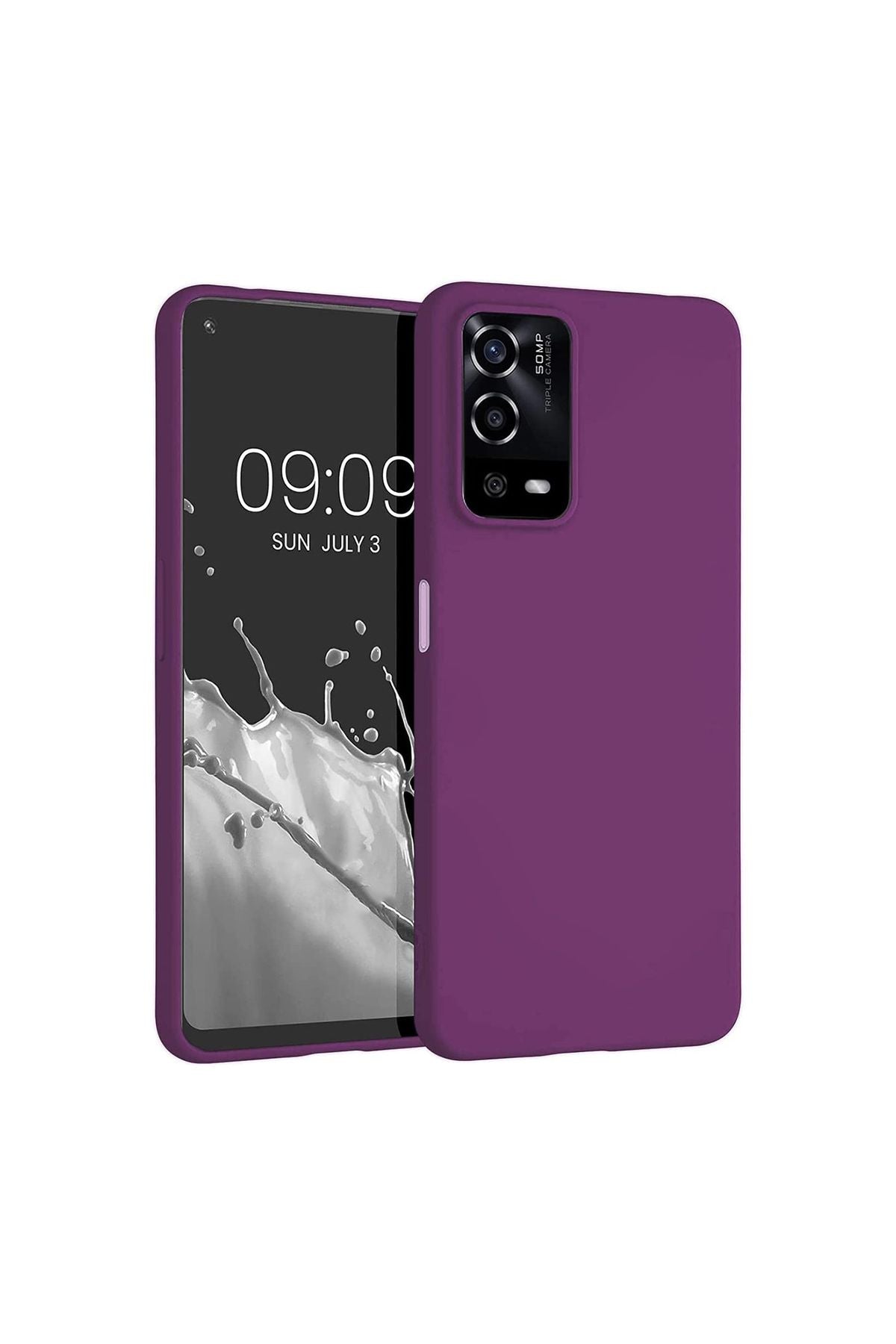 A55 4G Kılıf Zore Premier Silikon Kapak - Kırmızı
