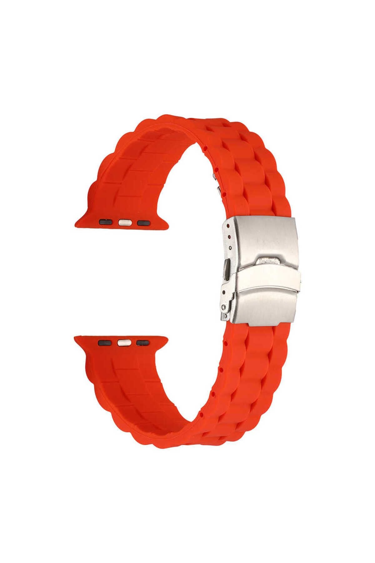 Watch Ultra 49mm Kordon KRD-72 Uyumlu Strap Kayış CLO- Siyah