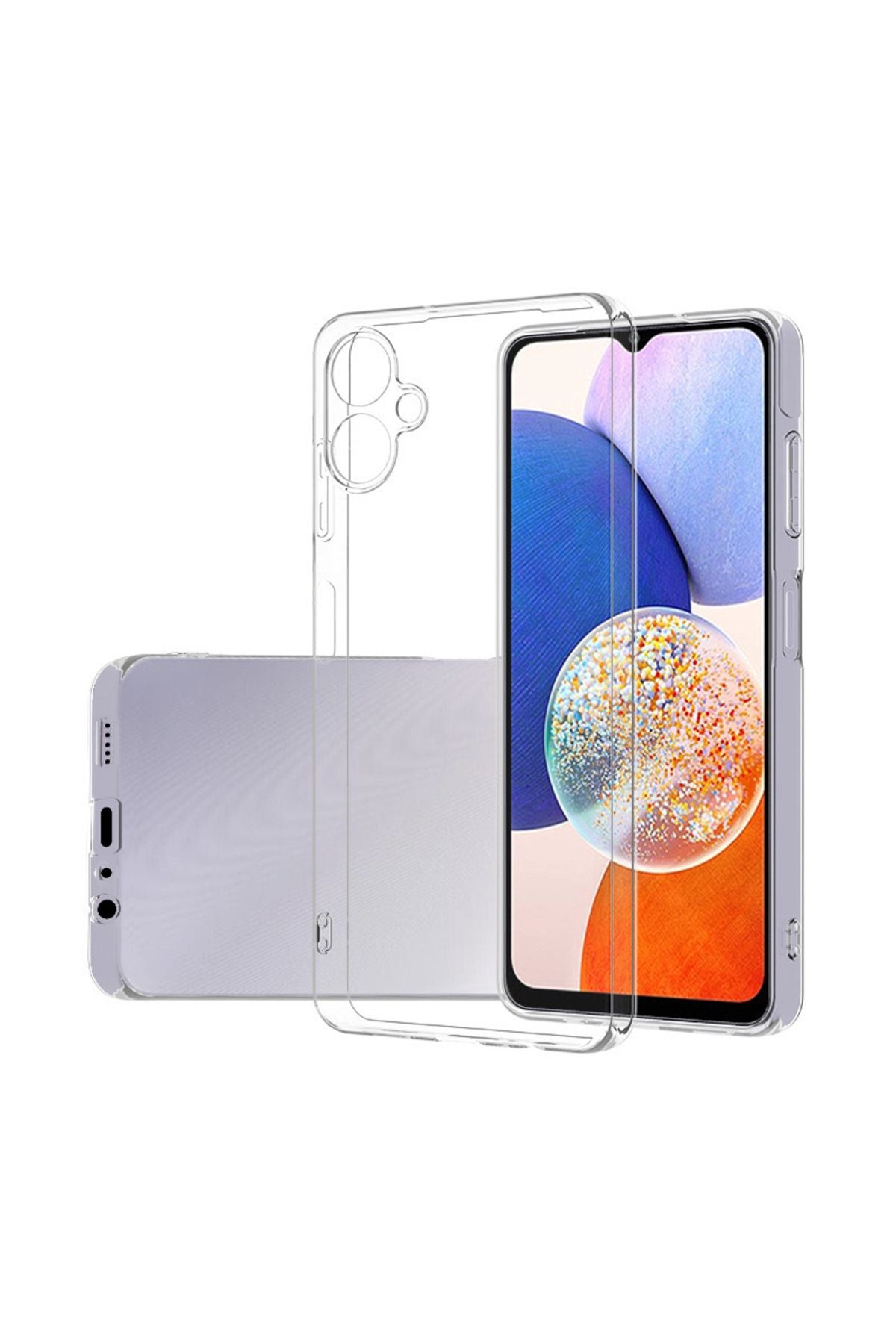 Galaxy A06 Kılıf Zore Süper Silikon Kapak-Şeffaf