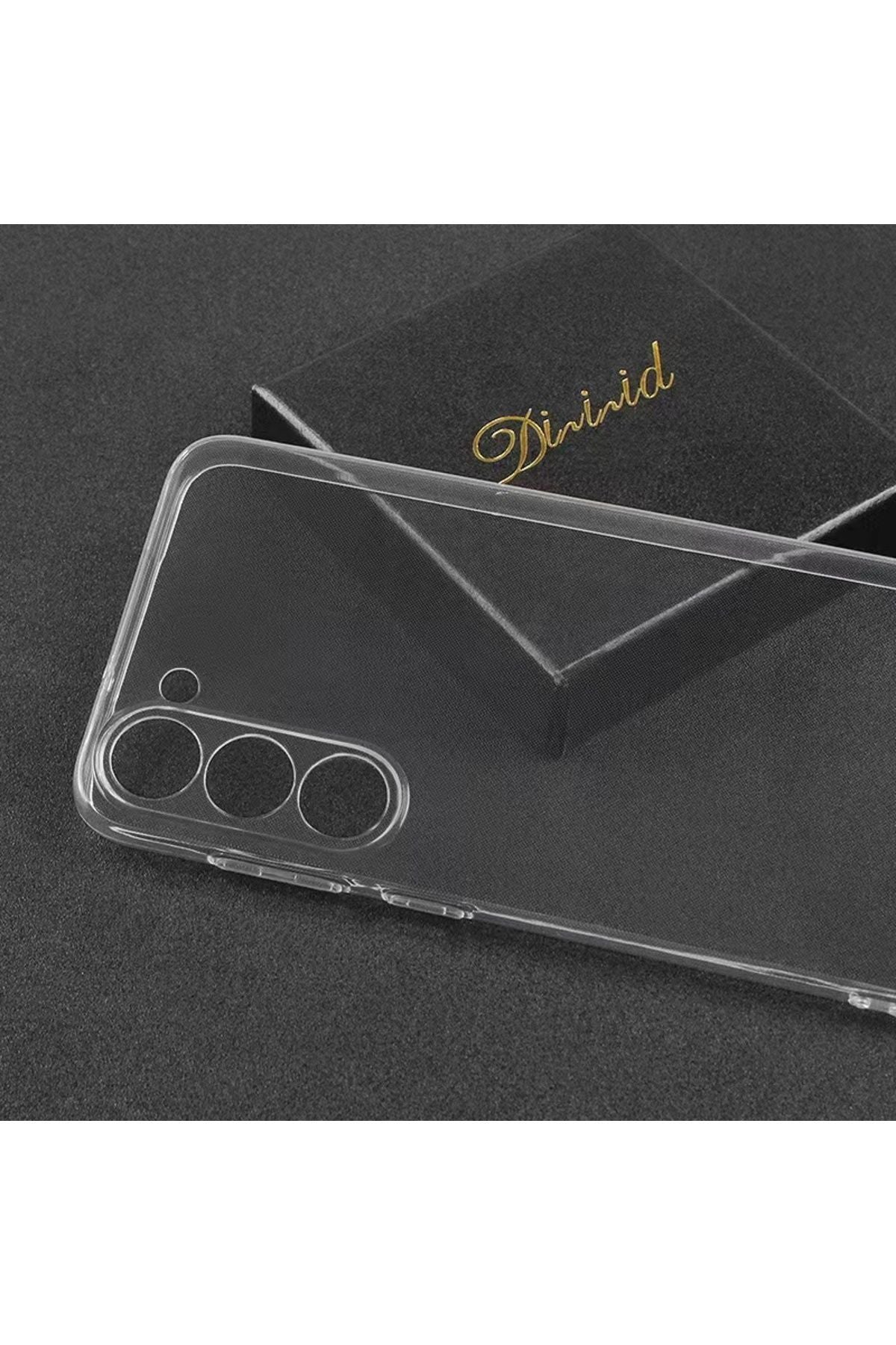 Galaxy S23 Uyumlu MKC Süper Silikon Kılıf-Renksiz