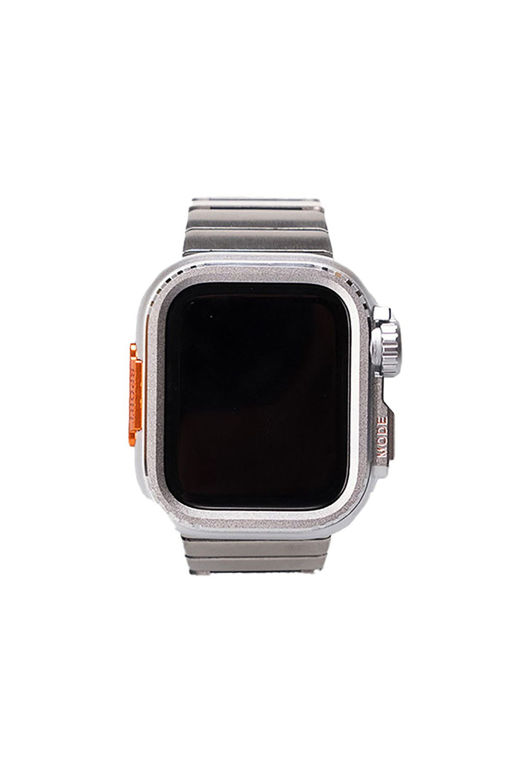 Watch 7 45mm Uyumlu Zore KRD-126 Sert Kasa Koruyuculu Metal Kordon-Starlight