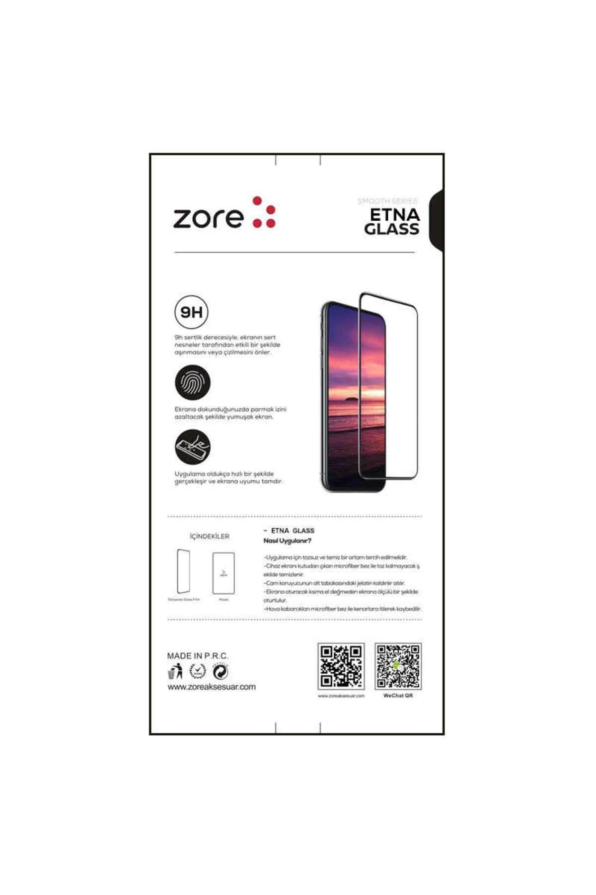 iPhone 15 Pro Uyumlu Zore Etnaa Cam Ekran Koruyucu