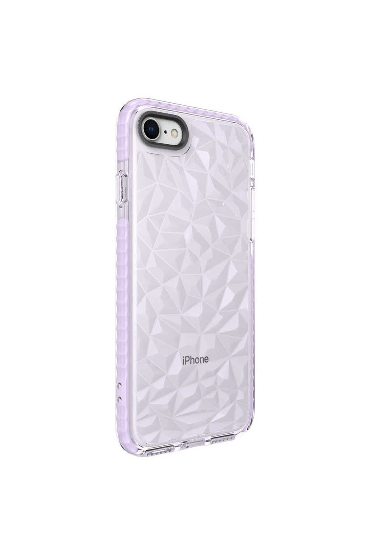 iPhone SE 2022 Uyumlu Zore Buzz Kılıf-Mor