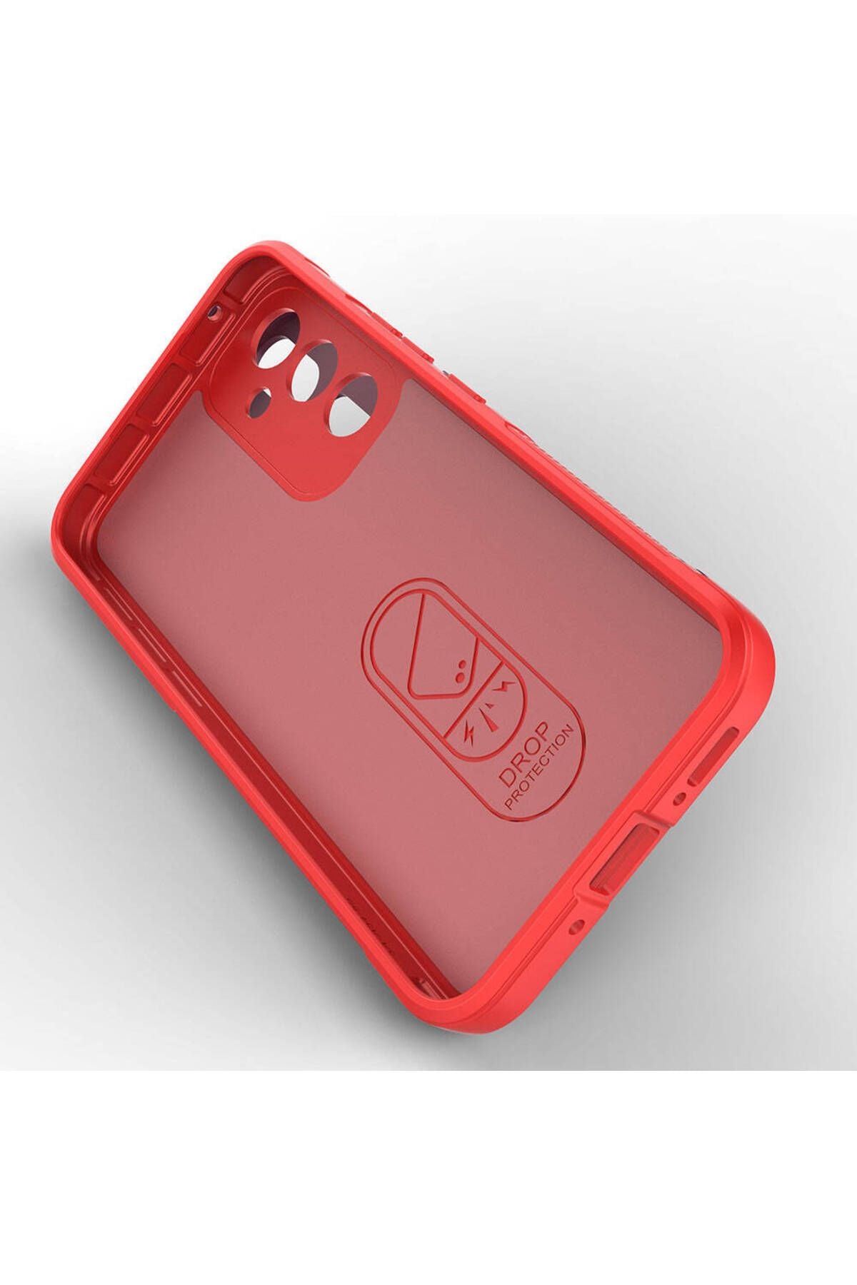 Galaxy A54 Kılıf Esnek TPU Oyuklu Arka Yüzey Tasarımlı Zore Etnik Silikon Kapak - Lacivert